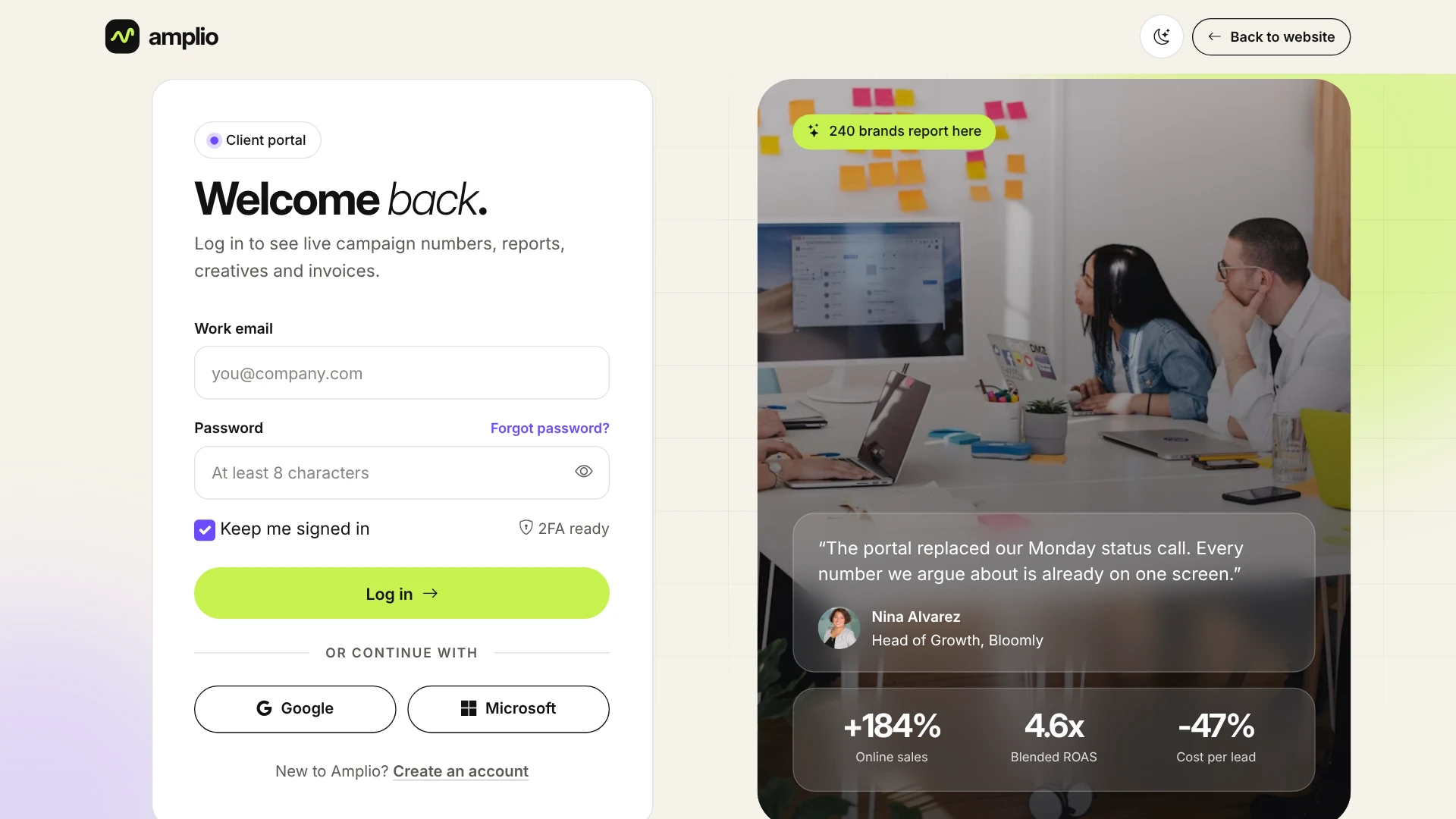 Amplio - Digital Marketing Agency HTML Template