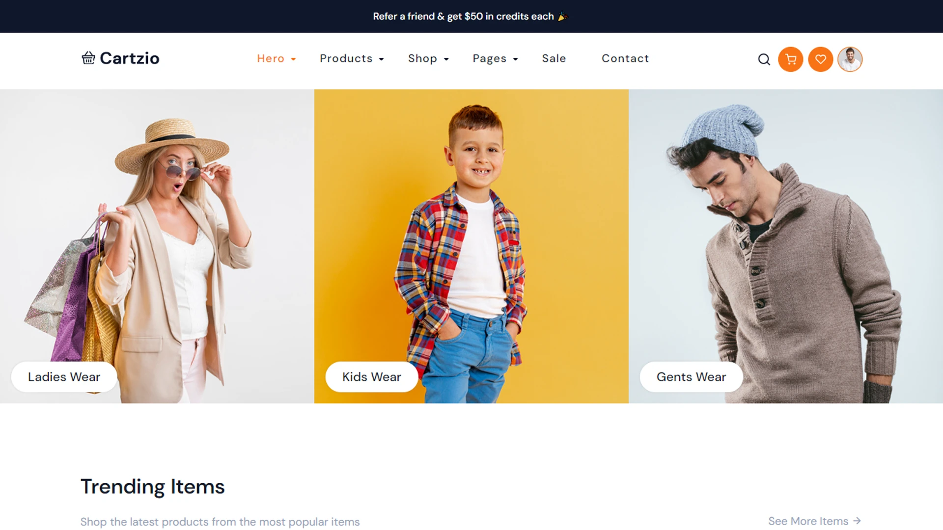 Cartzio - Django eCommerce & Fashion Store Template