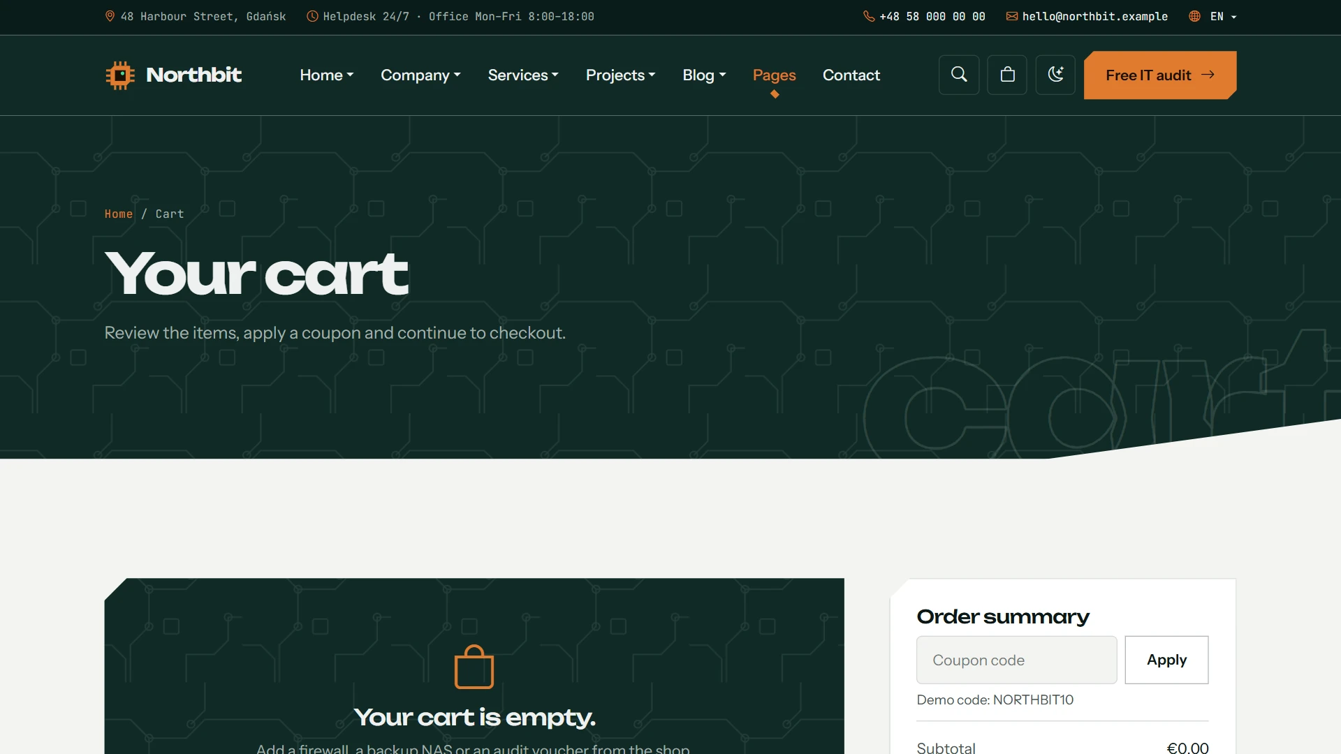 Northbit - IT Services & Solutions HTML Template