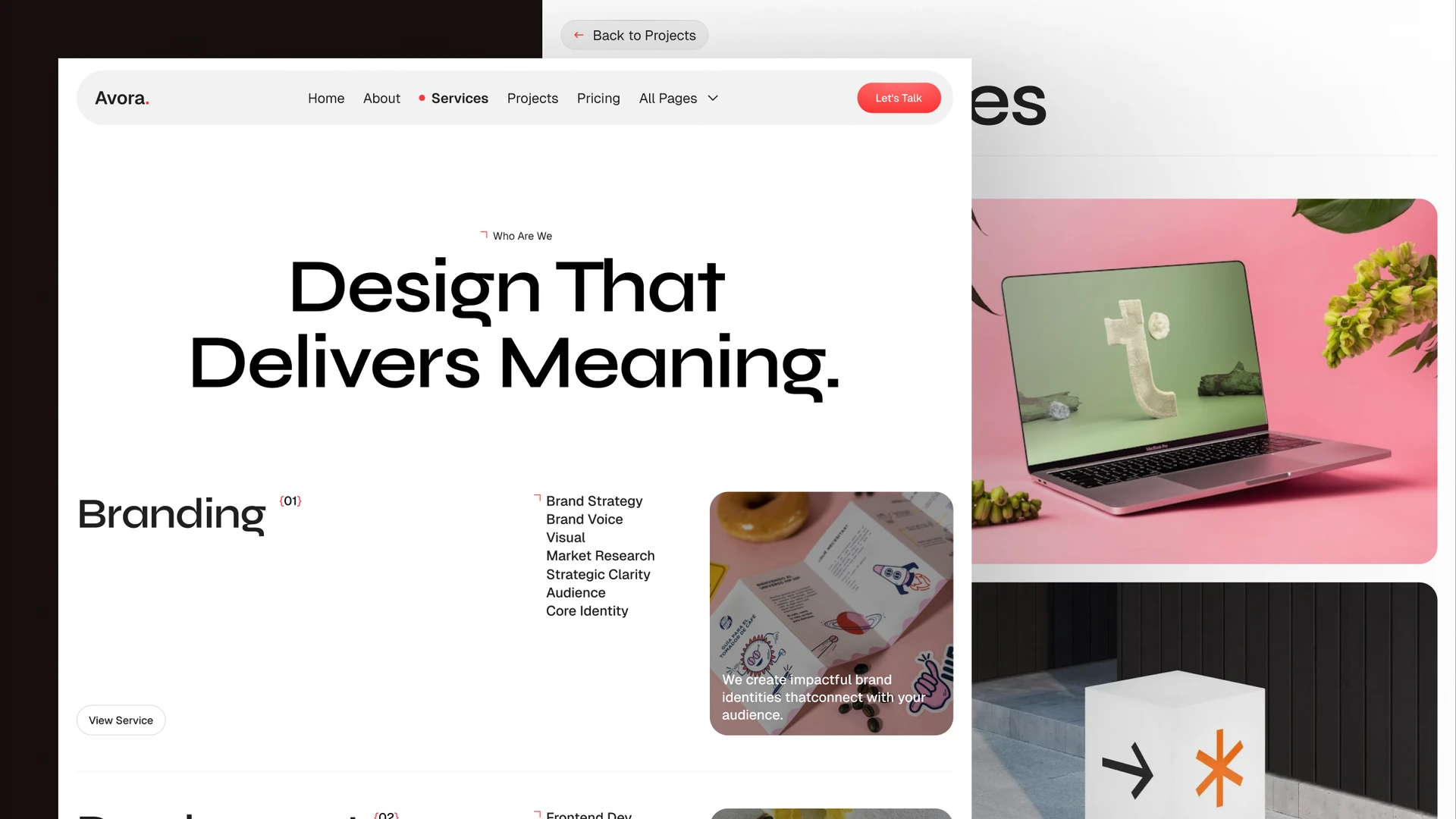 Avora - Swiss Agency & Marketing Agency Framer and Figma Template