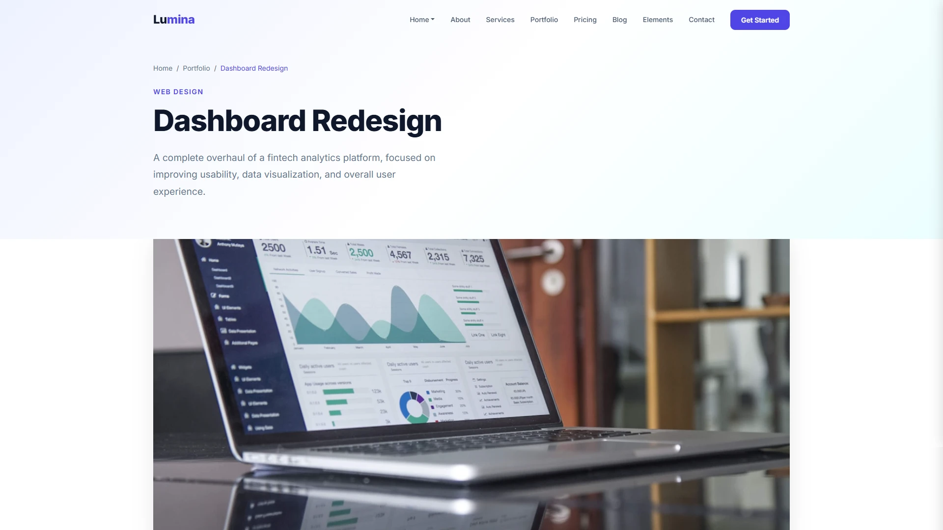 Lumina - Clean and Modular Multi-Page Bootstrap 5 HTML Template