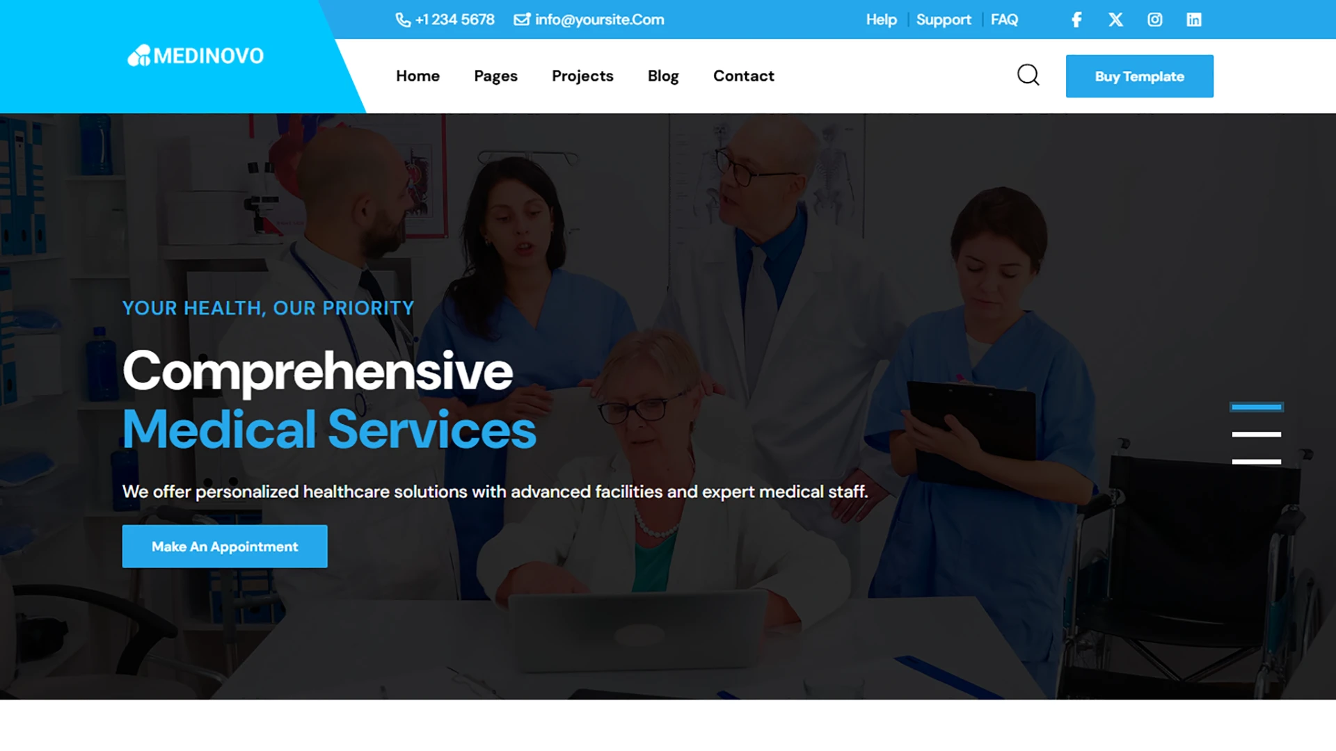 Medinovo - Medical & Healthcare HTML Template