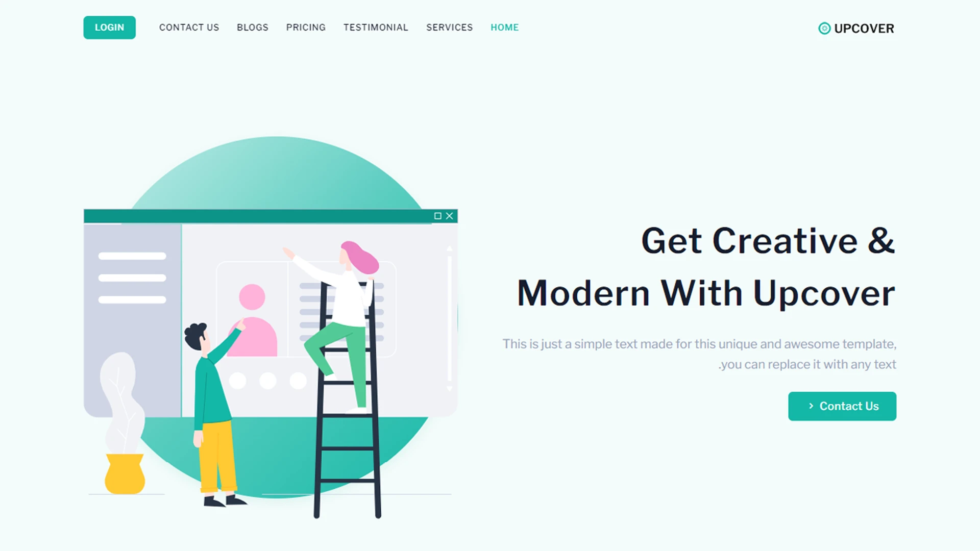 Upcover - Tailwind CSS Business & Corporate Landing Template
