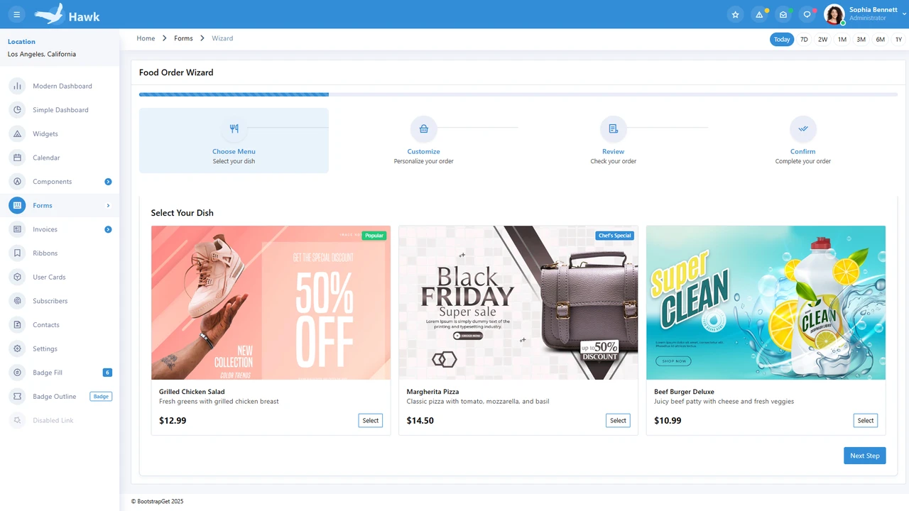 Hawk - Bootstrap Admin Dashboard Template
