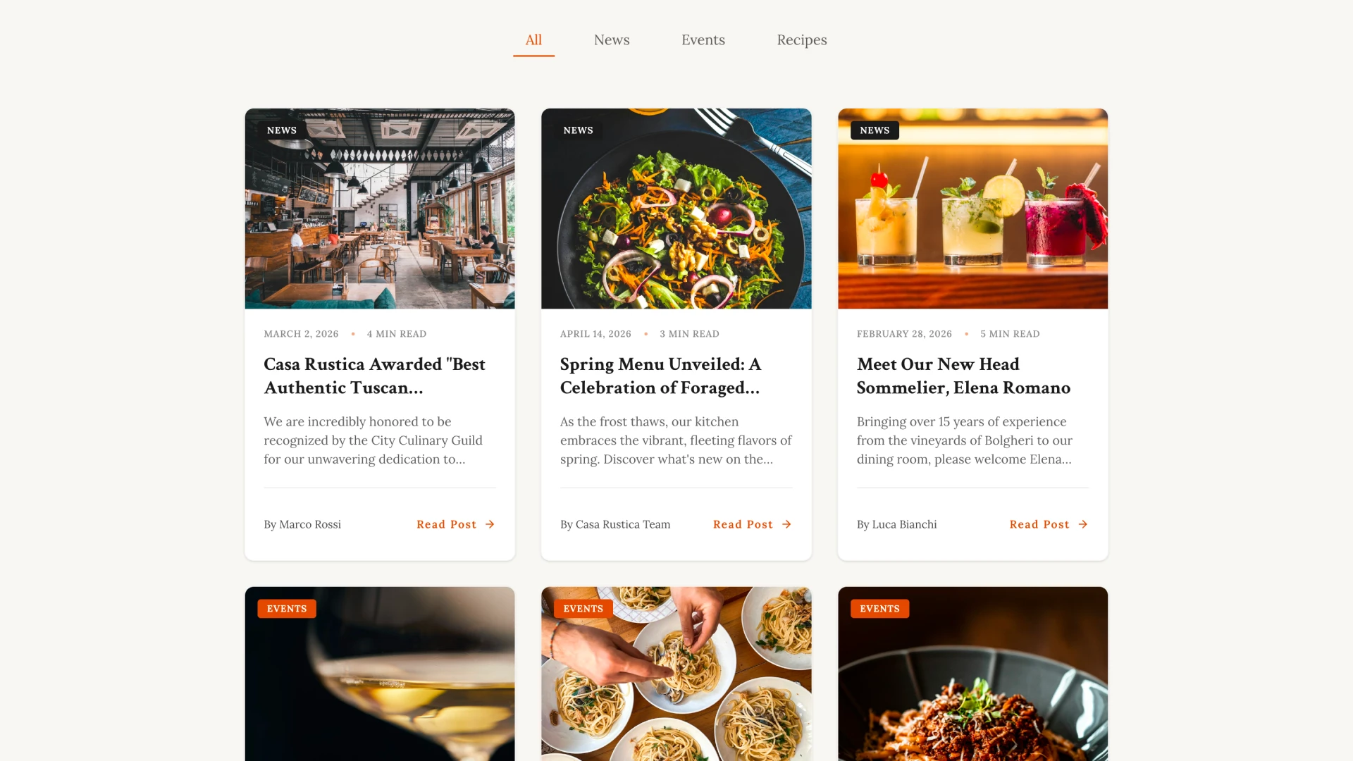 Casa Rustica - Modern Multipurpose Template