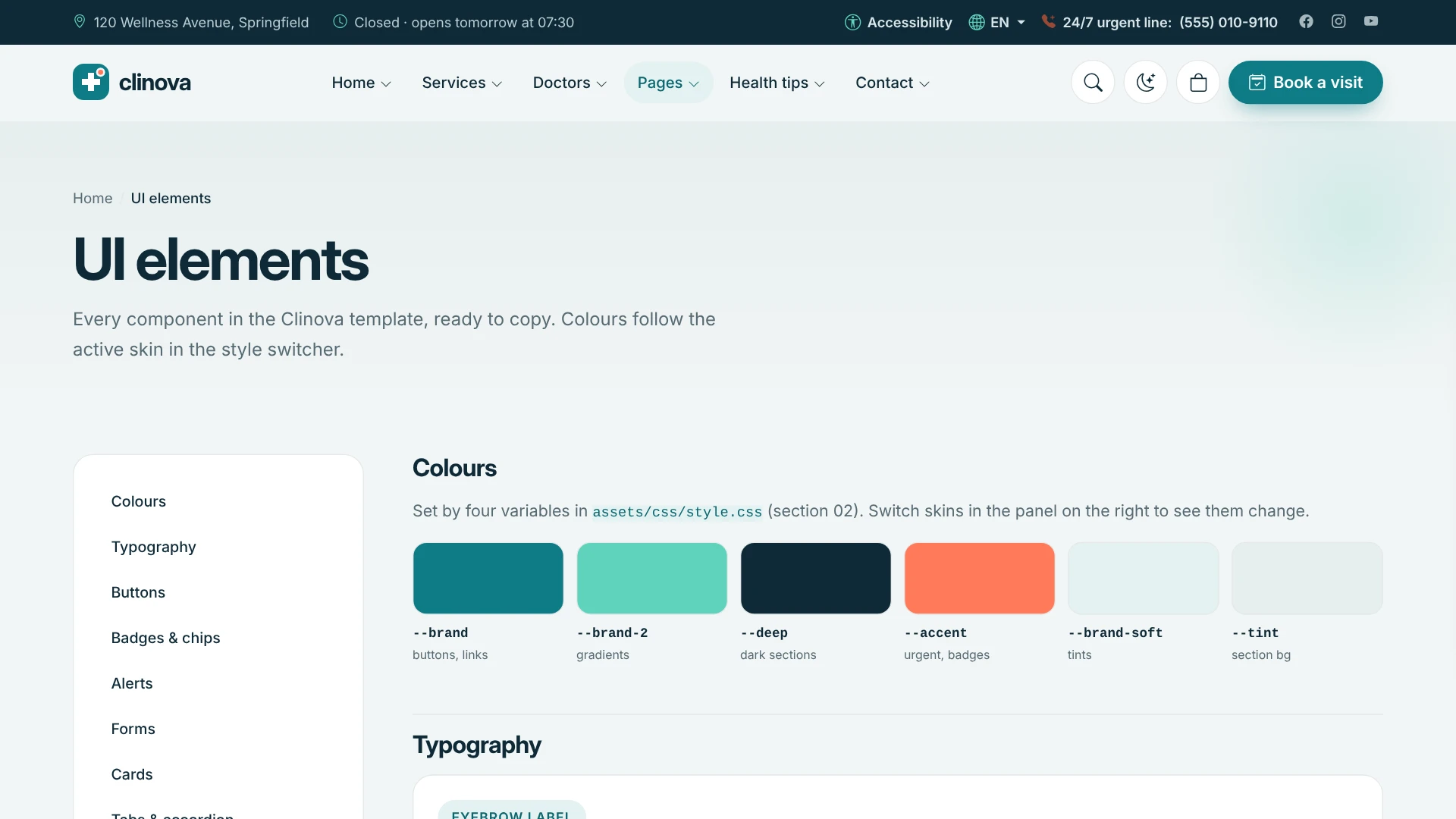 Clinova - Medical Clinic & Healthcare HTML Template