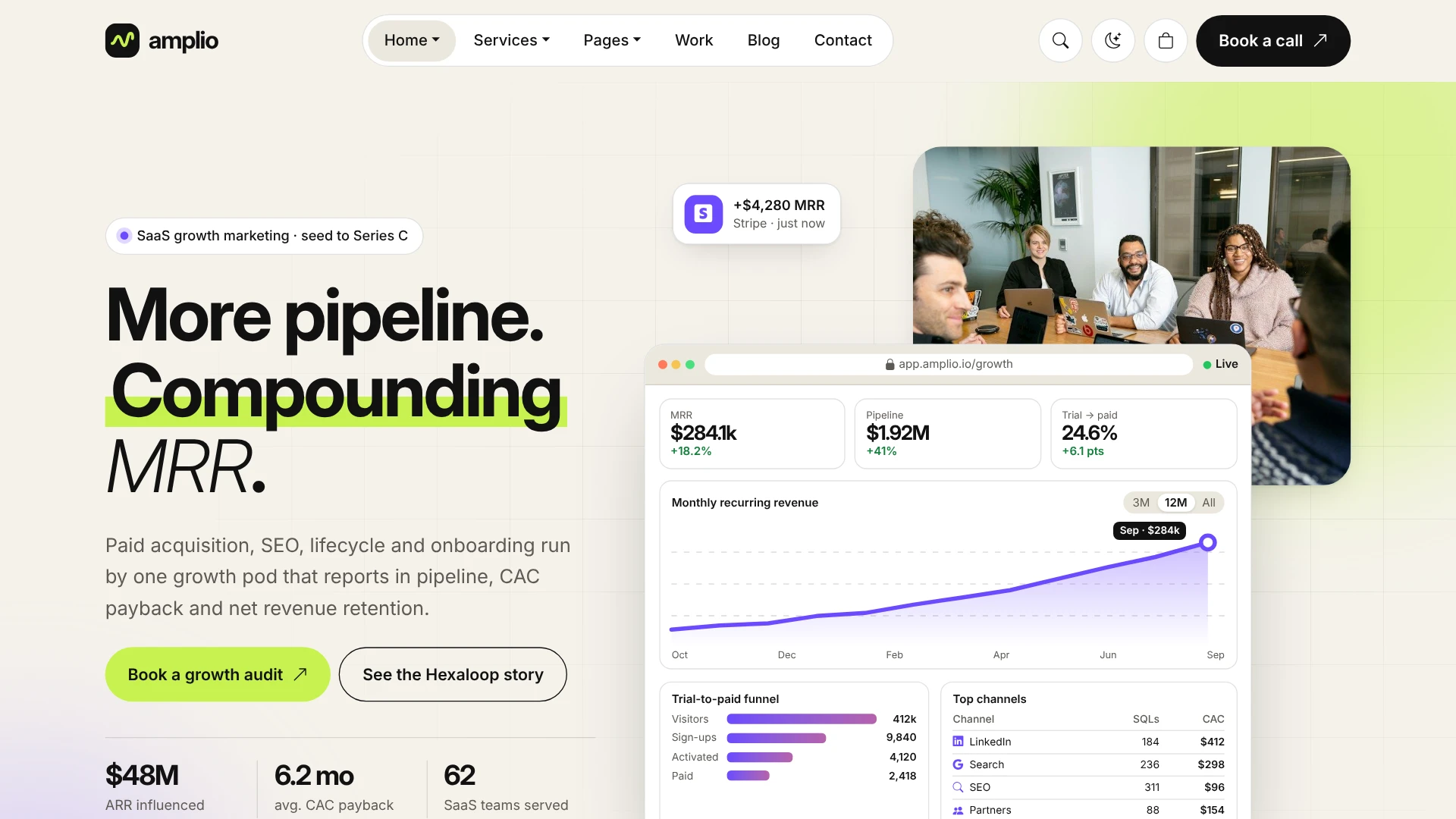 Amplio - Digital Marketing Agency WordPress Theme (Screenshot 16 of 66)