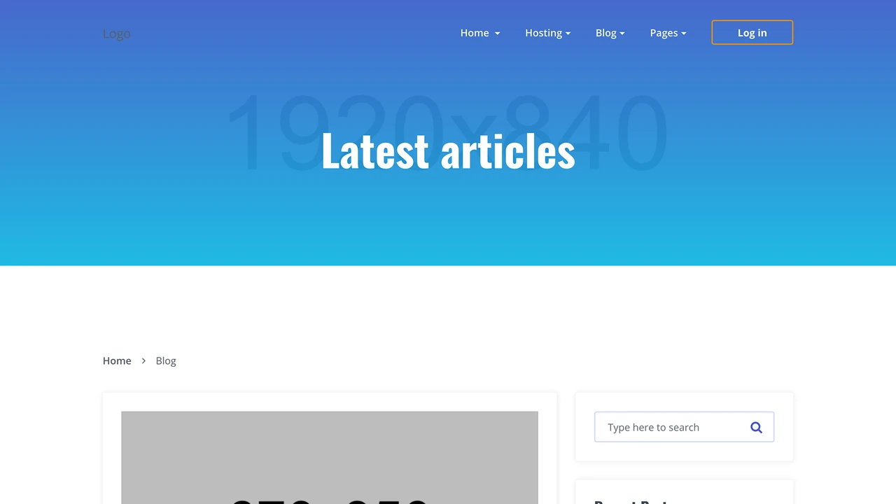 GridHost - Hosting Business Template