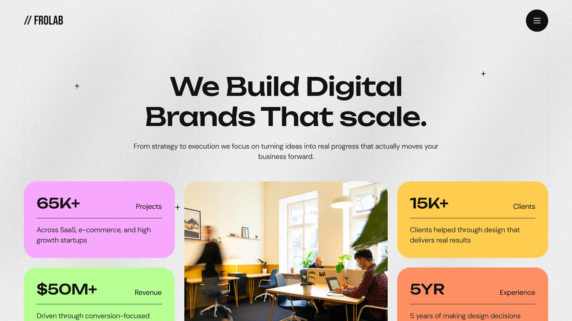 Frolab - Agency & Portfolio Framer Template