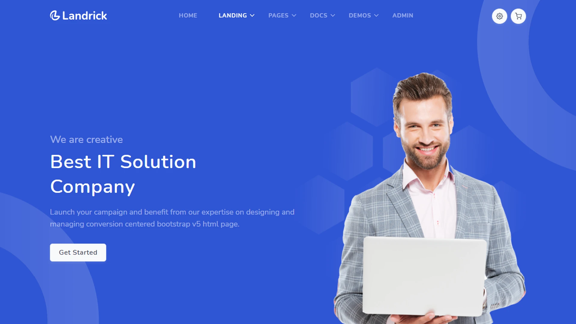 Landrick - App, Saas & Software Landing & Admin Dashboard Bootstrap 5 Template