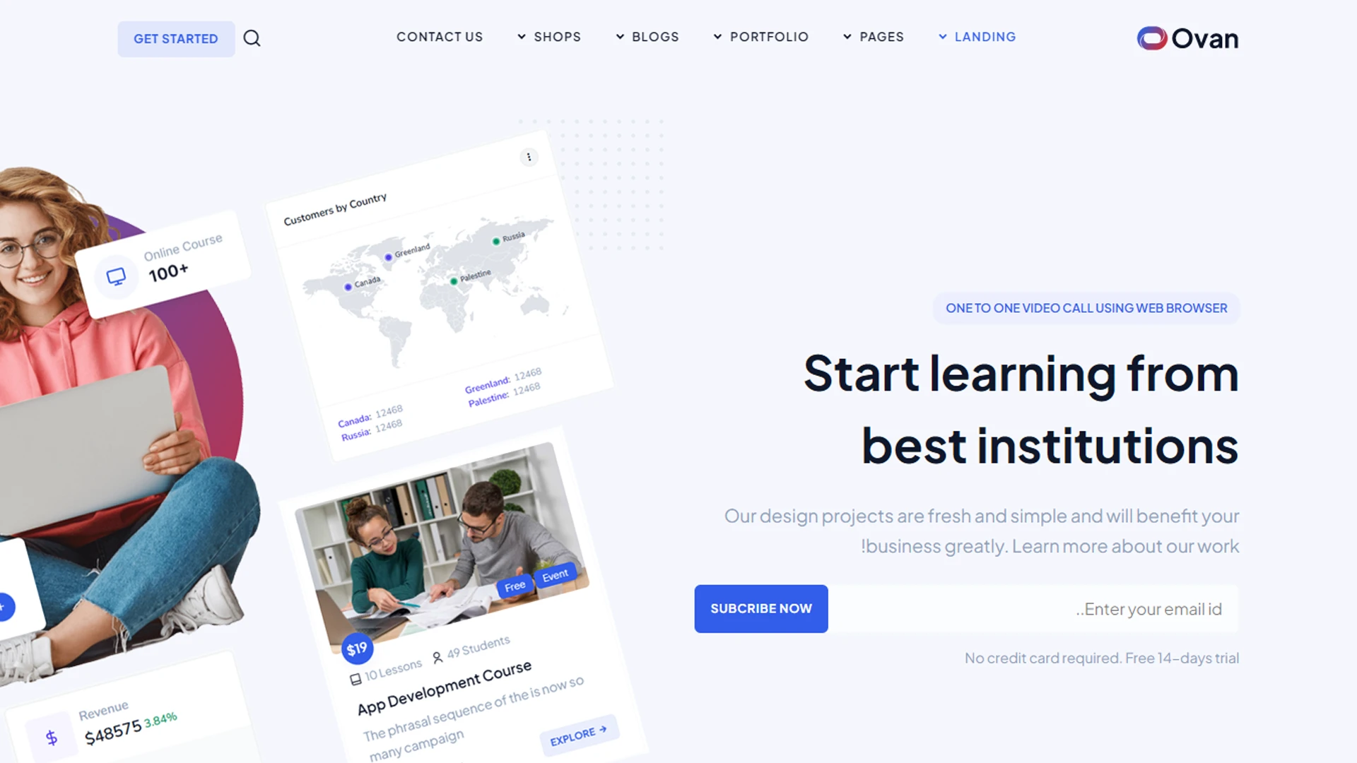 Ovan - React Multipurpose Business & Corporate Template