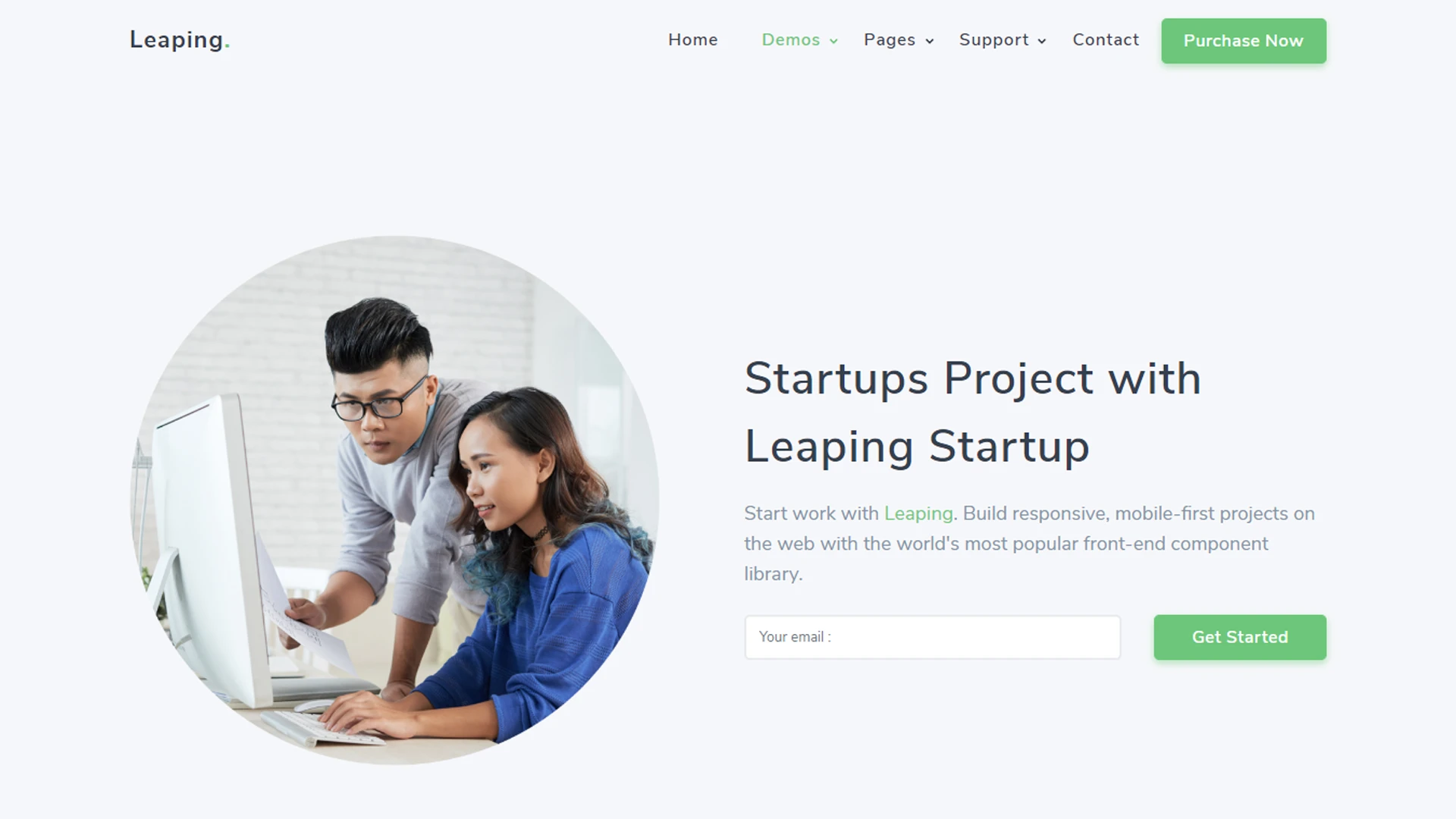 Leaping - Bootstrap 5 Multipurpose Landing HTML Template