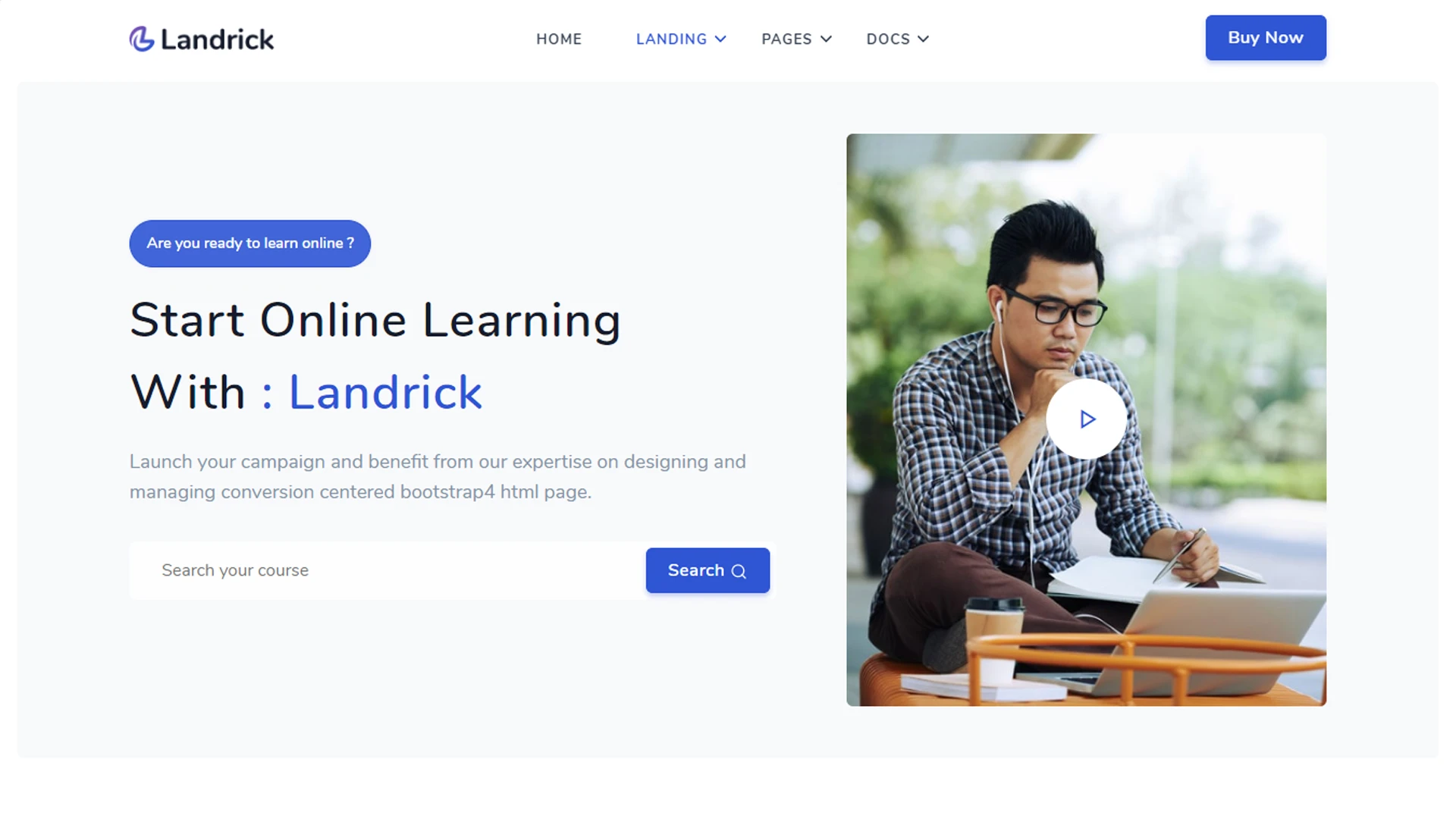 Landrick - App, Saas & Software Landing & Admin Dashboard Bootstrap 5 Template