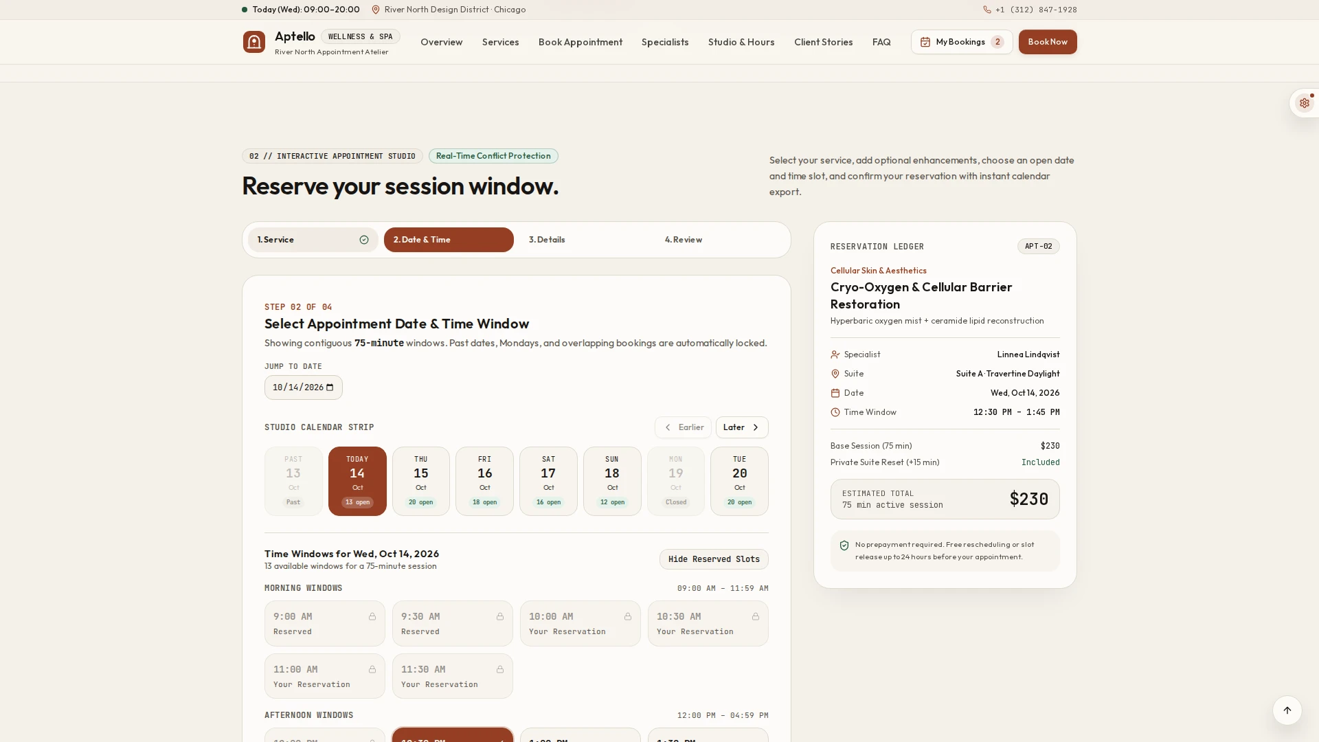 Aptello - Service Booking and Appointment Studio Next.js Template