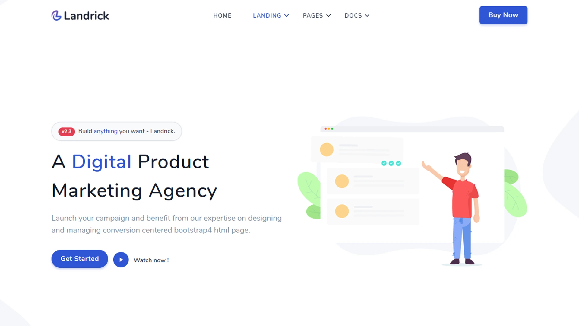 Landrick - App, Saas & Software Landing & Admin Dashboard Bootstrap 5 Template
