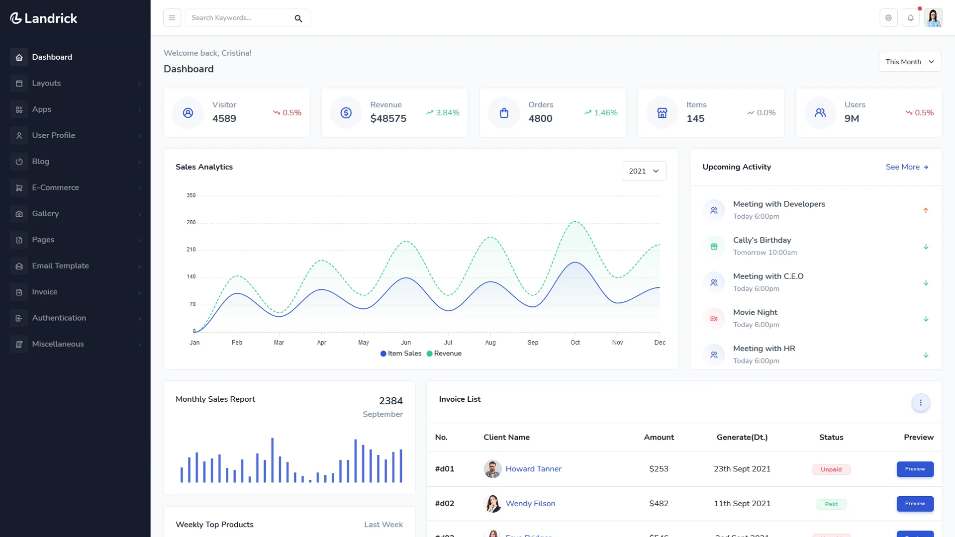 Landrick - App, Saas & Software Landing & Admin Dashboard Bootstrap 5 Template