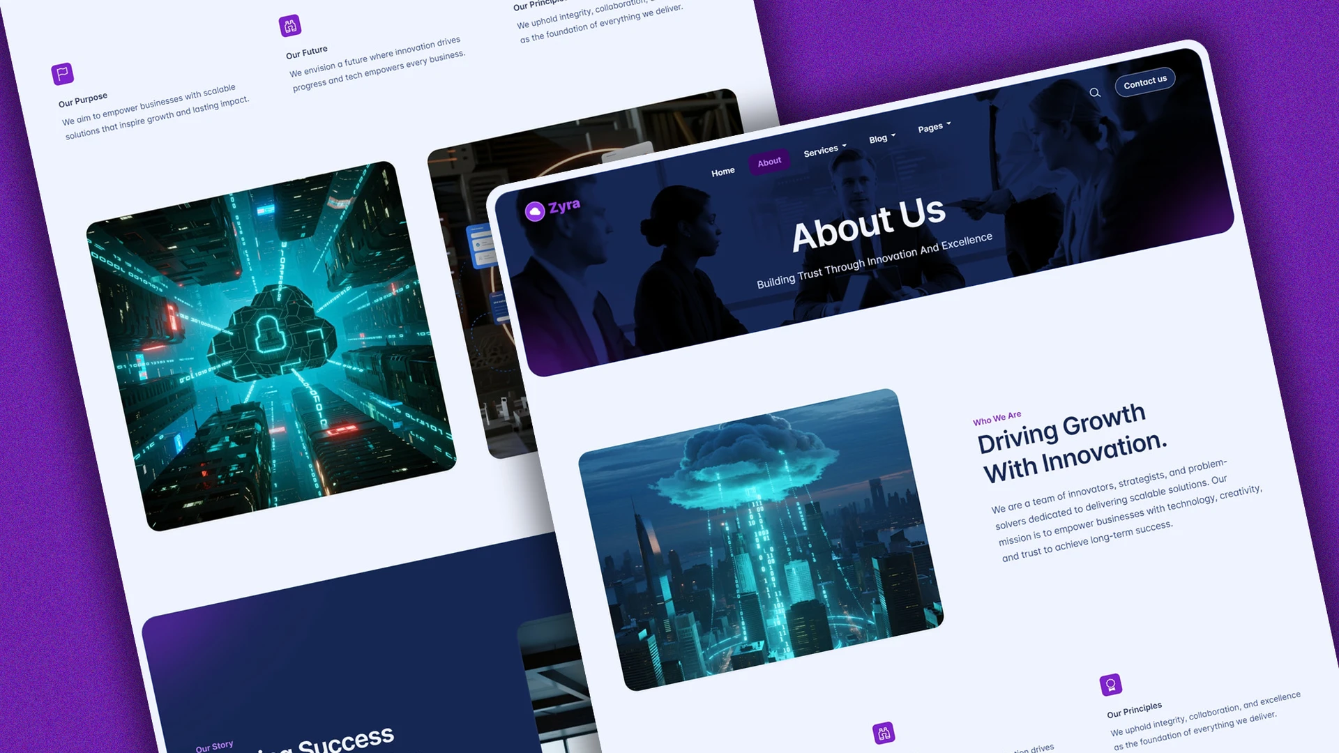 Zyra - Multipurpose IT Solutions & Business Services HTML Website Template