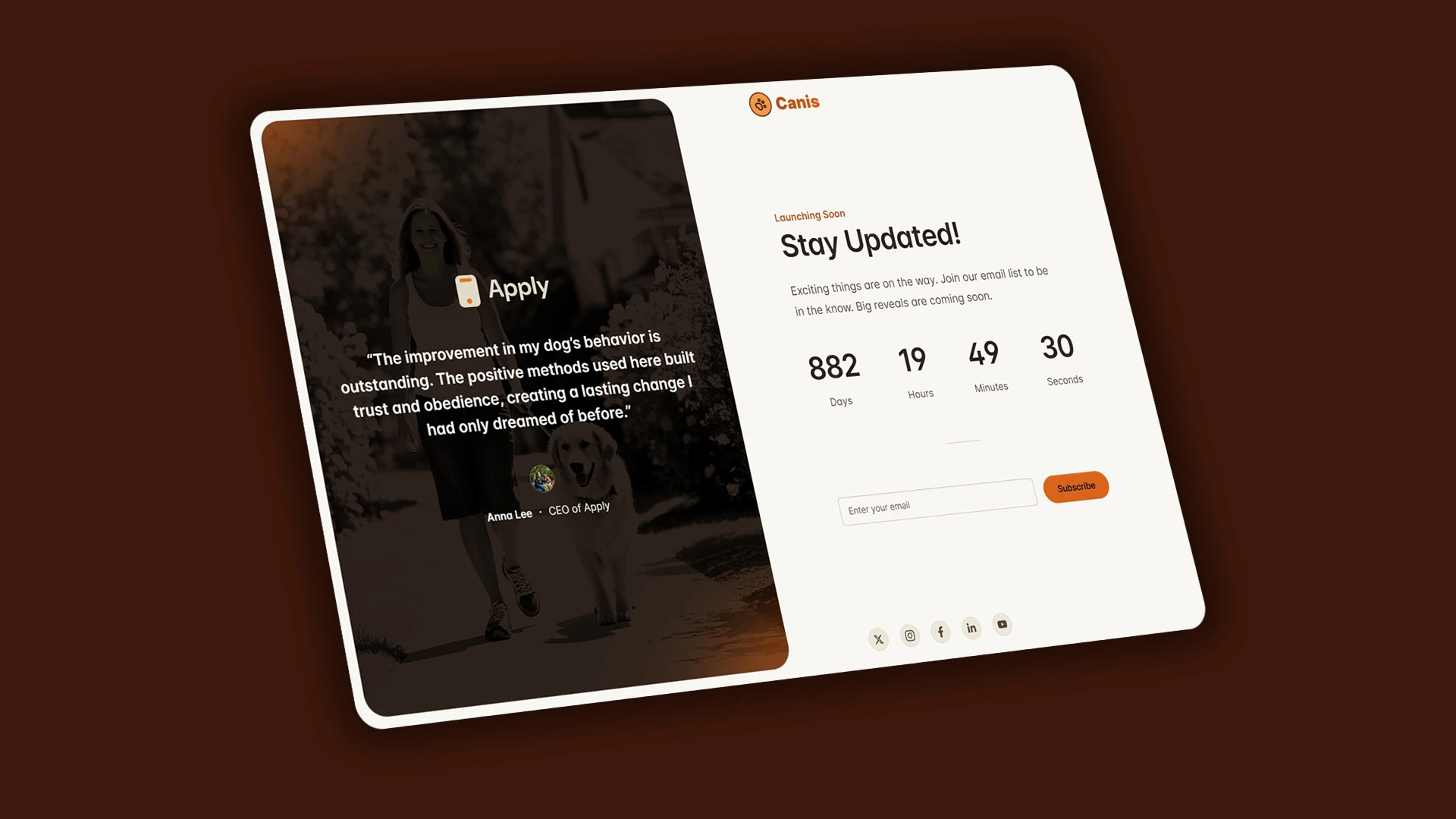 Canis - Professional Dog Training Services HTML Website Template