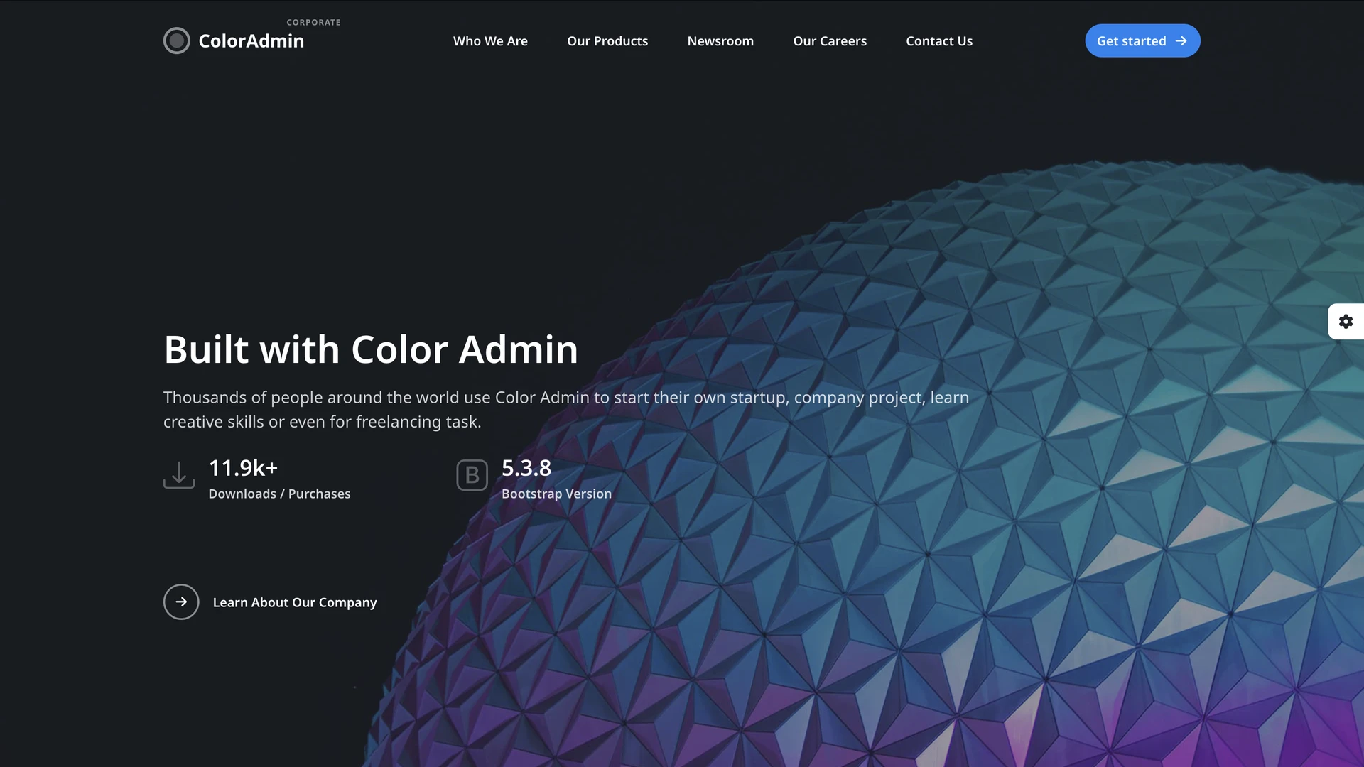Color Admin - Ultimate Admin & Frontend Kit