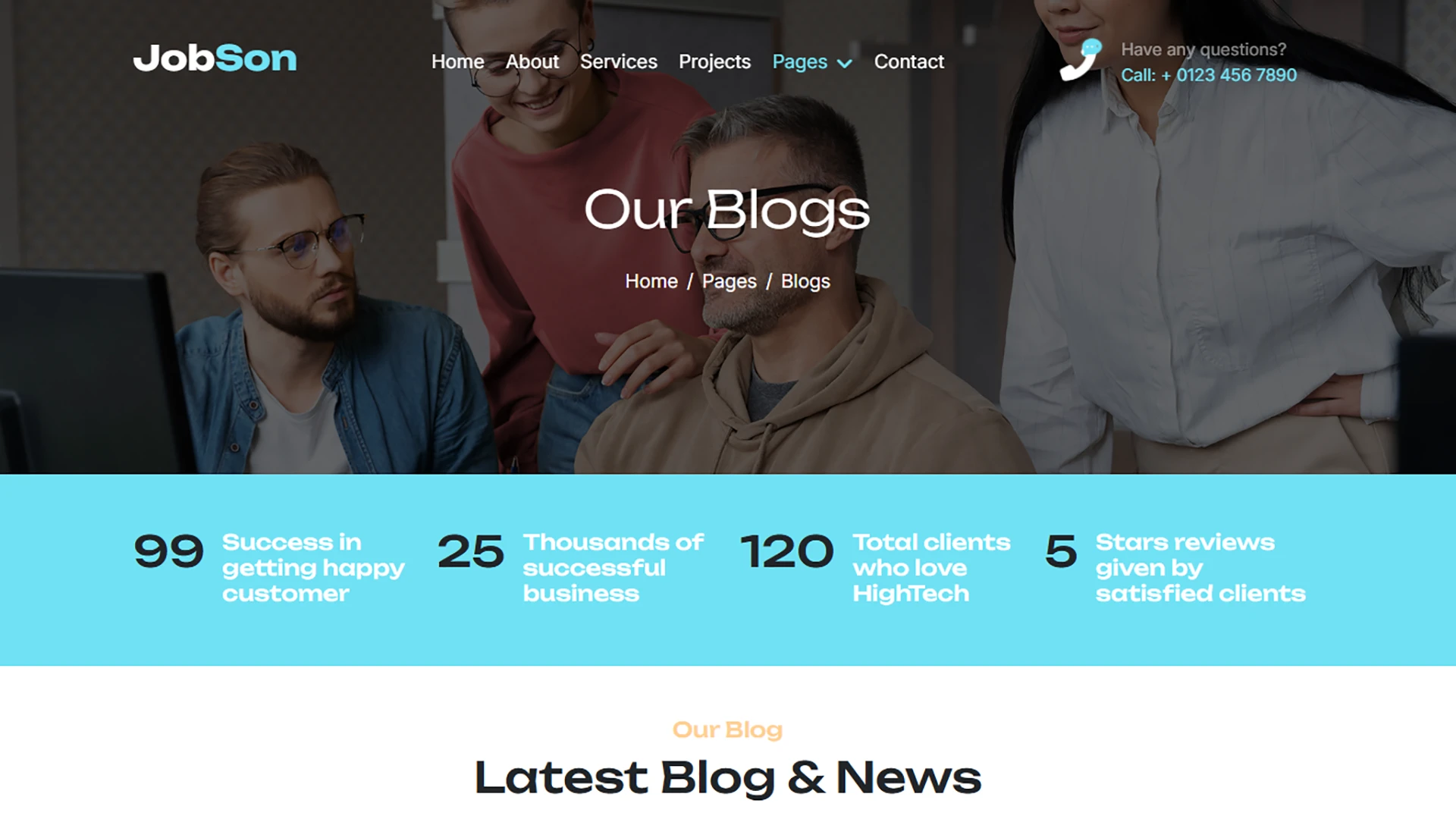 JobSon - Creative Agency Multipurpose HTML Template
