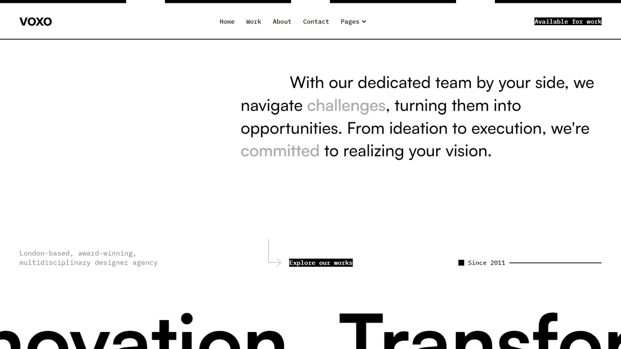 VOXO - Agency Framer Template