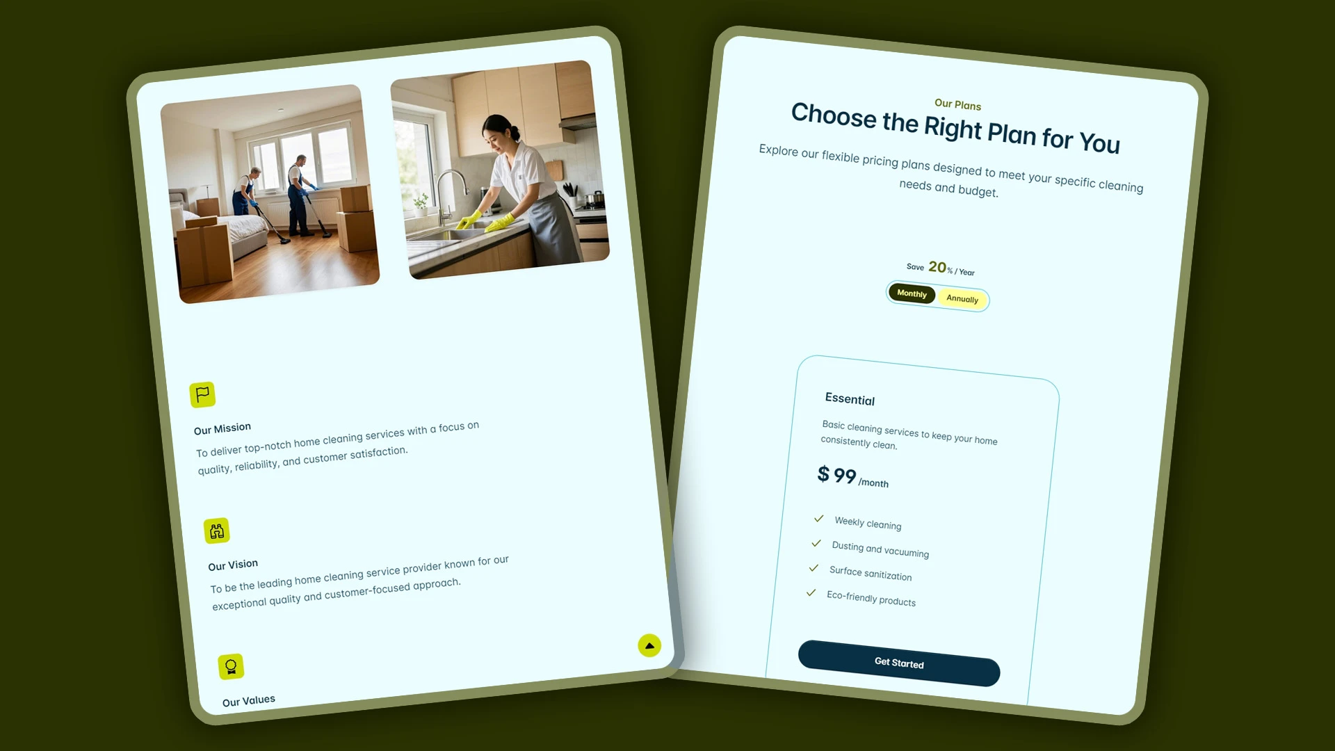 Flib - HTML Website Template For Premium Home Cleaning Services