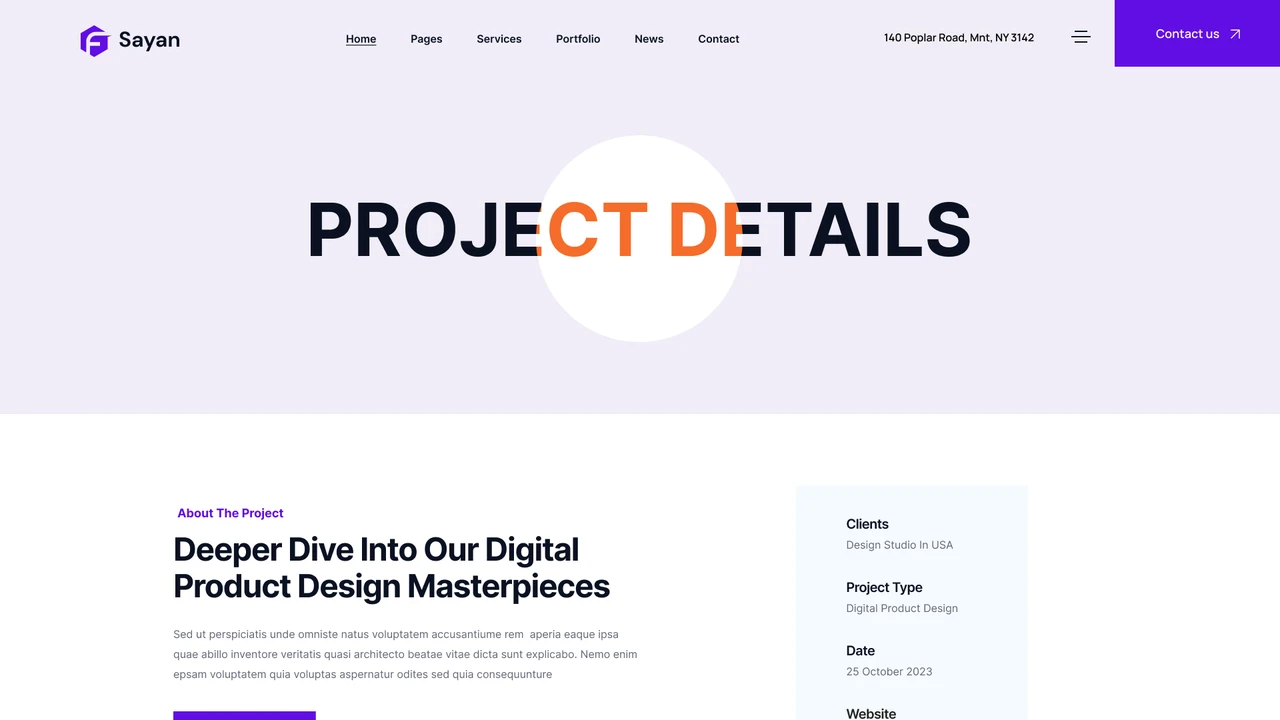 Sayan - Multipurpose Business Figma Template
