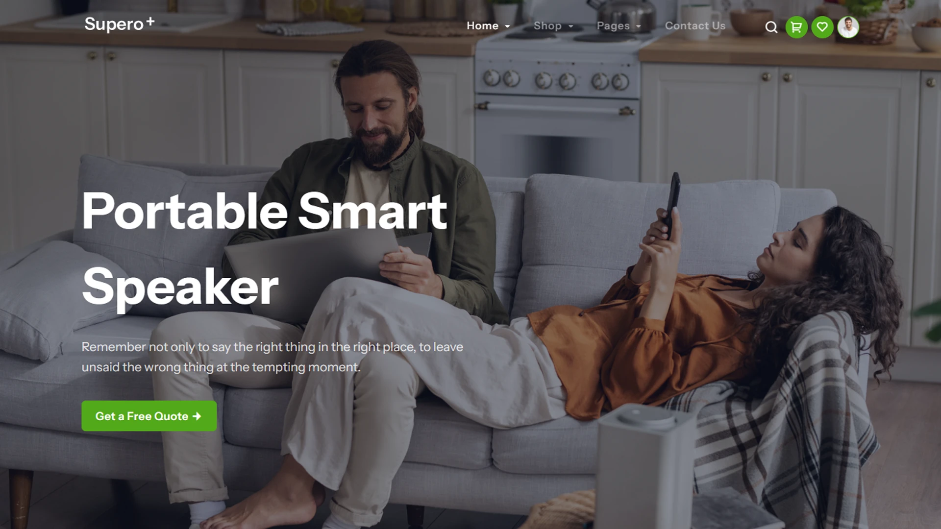 Supero - PHP Product Launching Landing Template