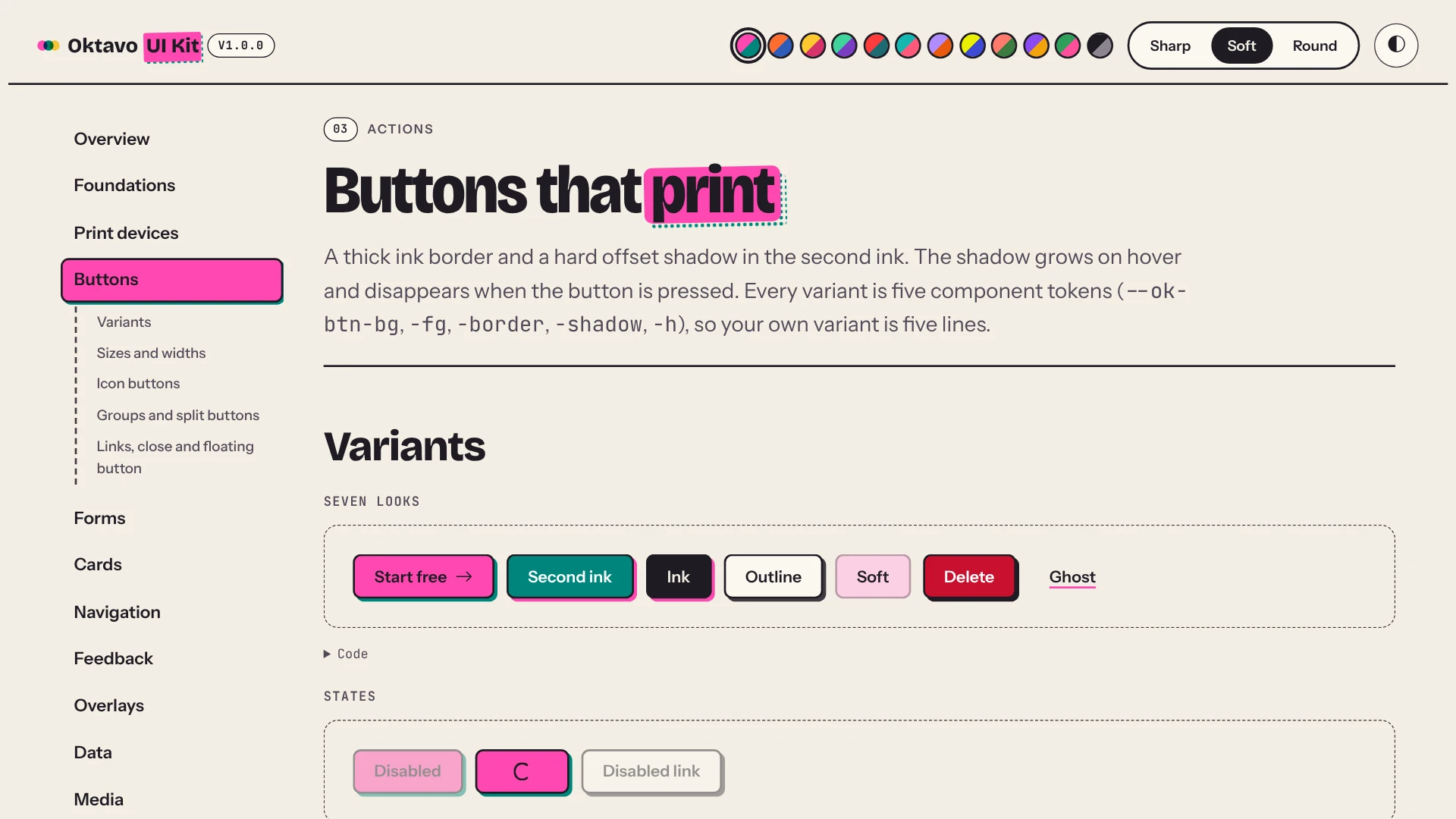 Oktavo UI Kit - HTML, SCSS & Figma Design System (Screenshot 14 of 19)