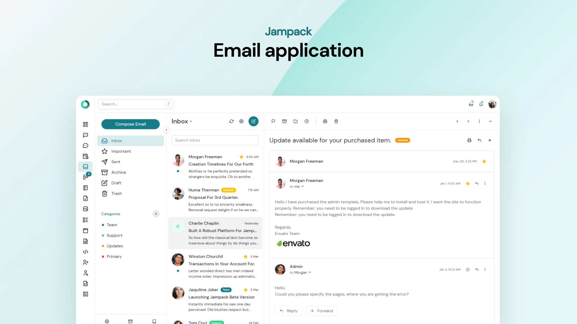 Jampack - Powerful Admin Dashboard & SaaS App Template