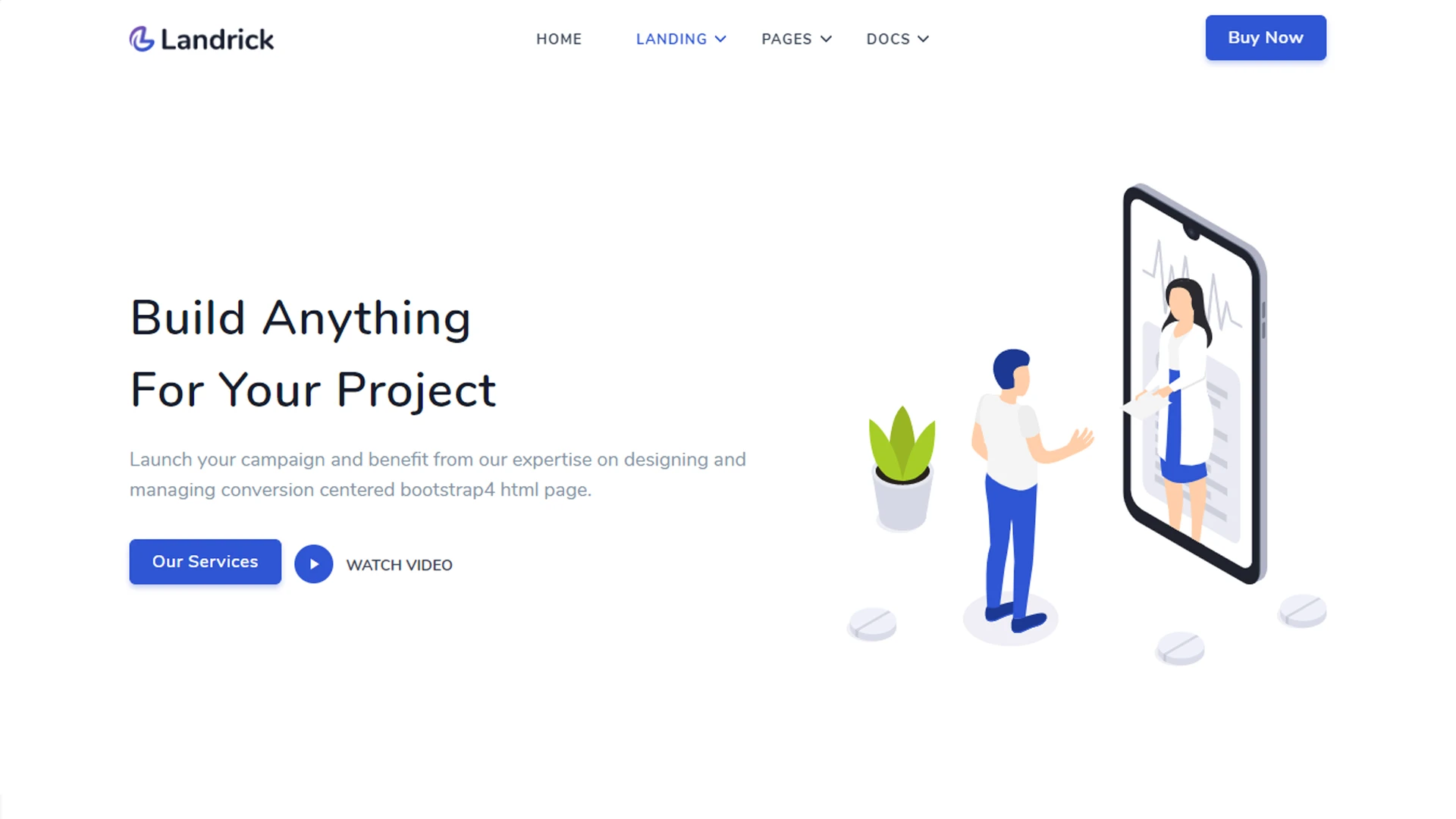 Landrick - App, Saas & Software Landing & Admin Dashboard Bootstrap 5 Template