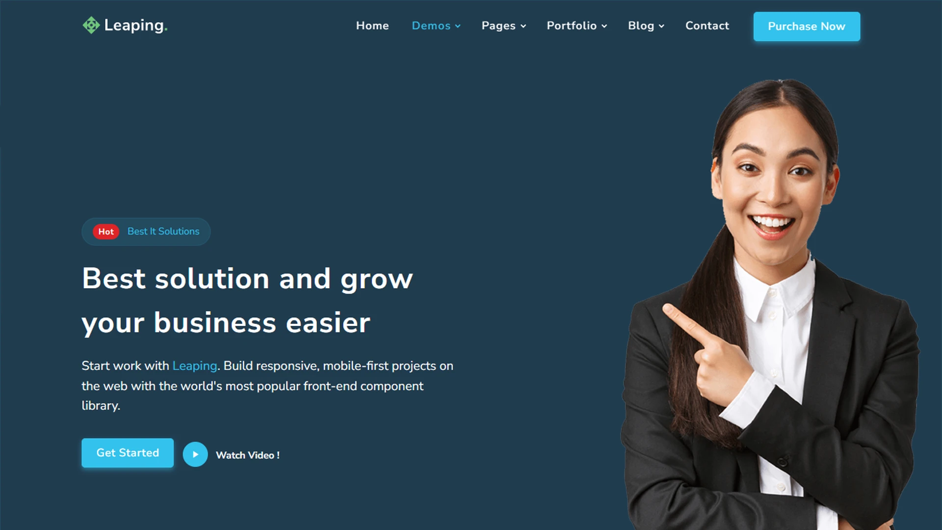 Leaping - Bootstrap 5 Multipurpose Landing HTML Template