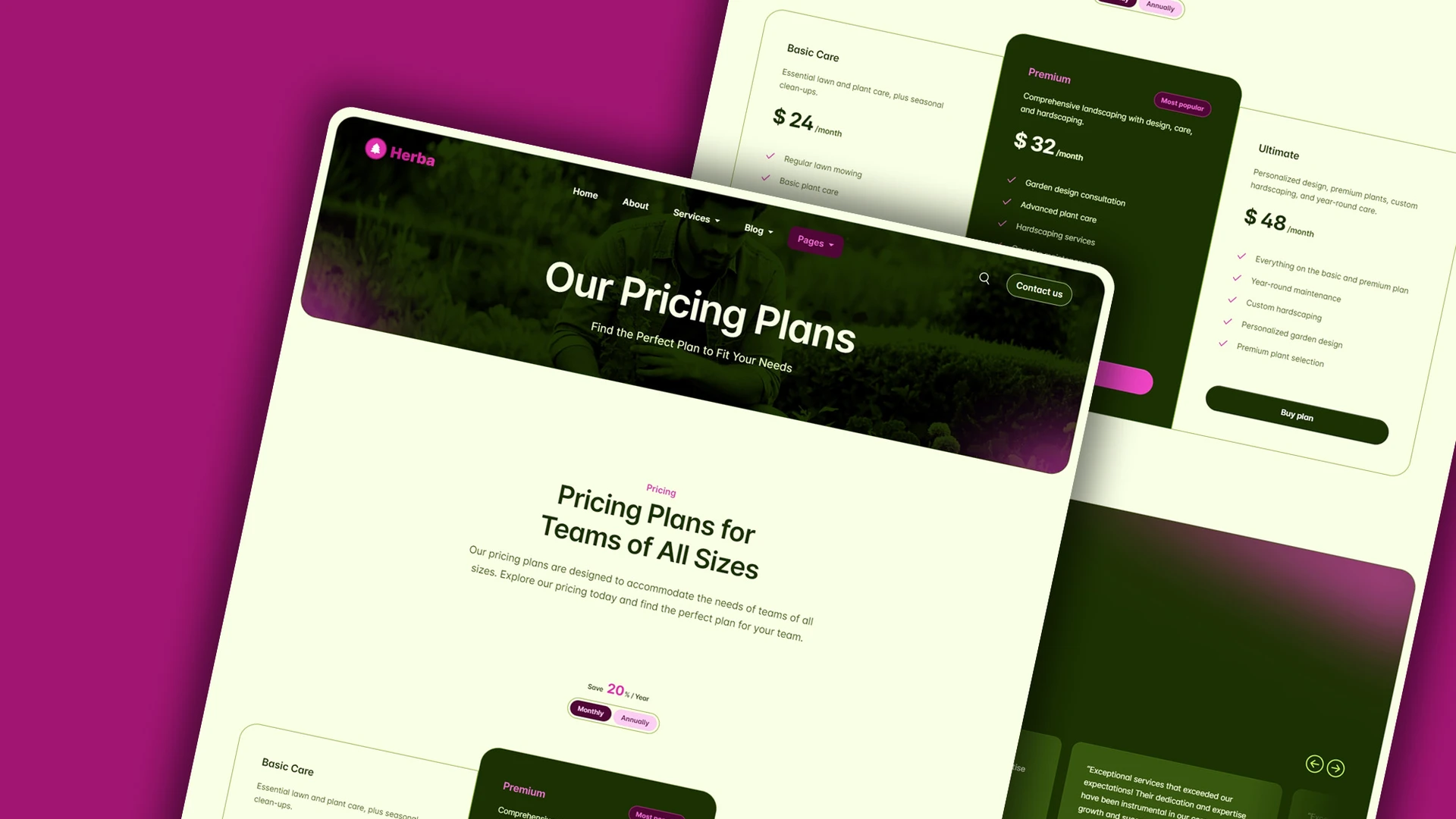 Herba - Innovative Landscaping and Green Spaces HTML Website Template