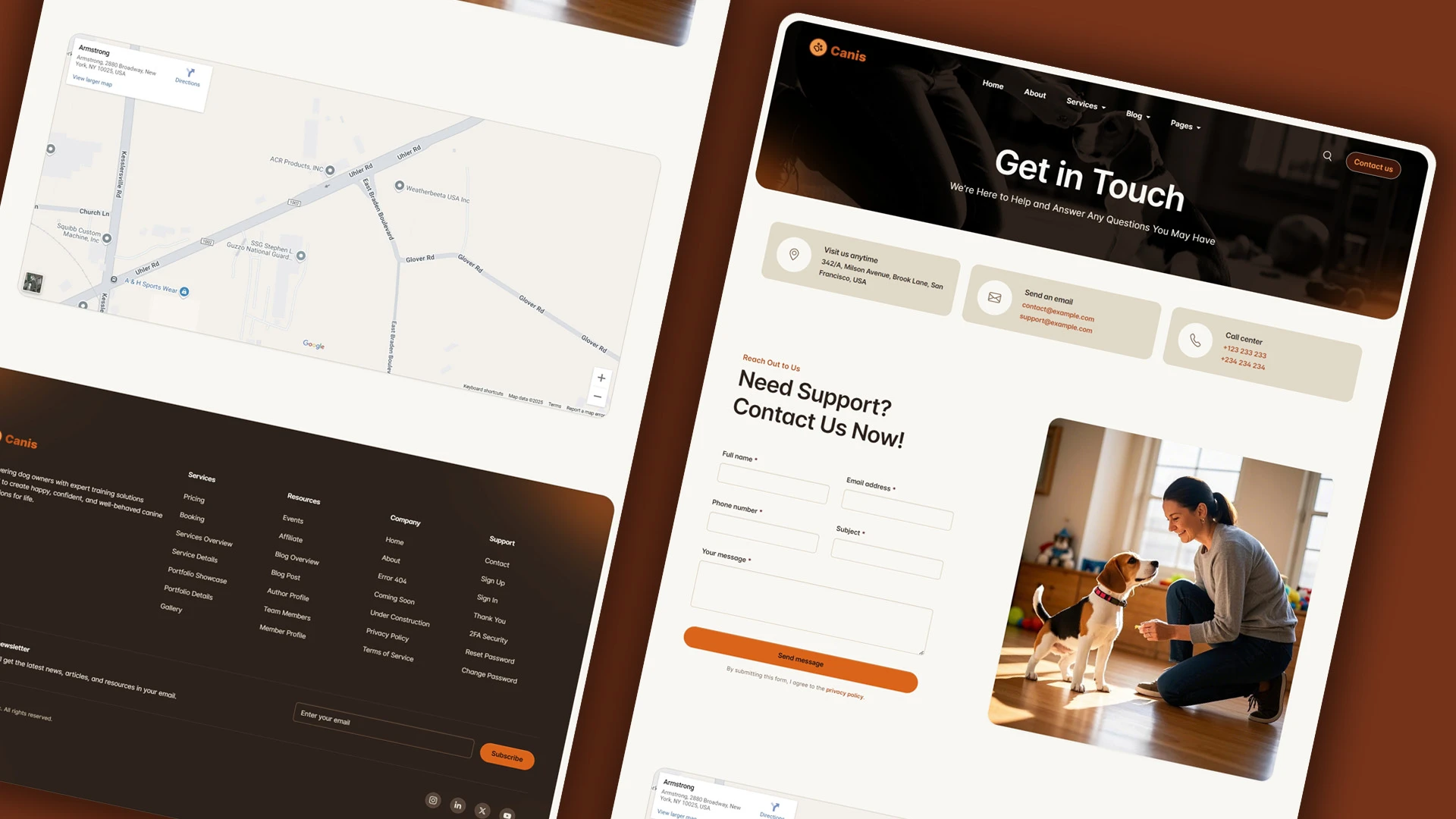 Canis - Professional Dog Training Services HTML Website Template