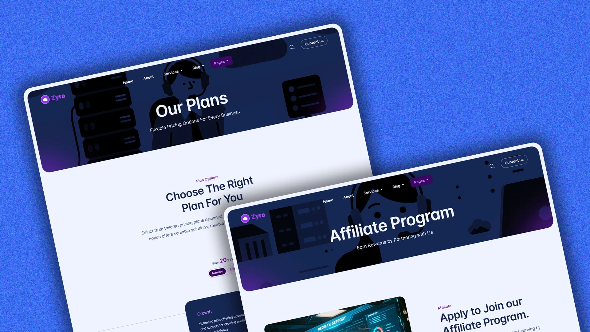 Zyra - Multipurpose IT Solutions & Business Services HTML Website Template