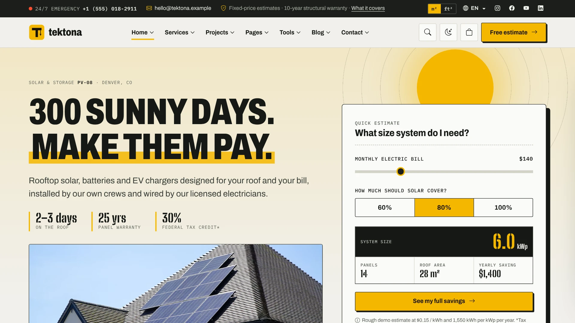 Tektona - Construction & Renovation HTML Template