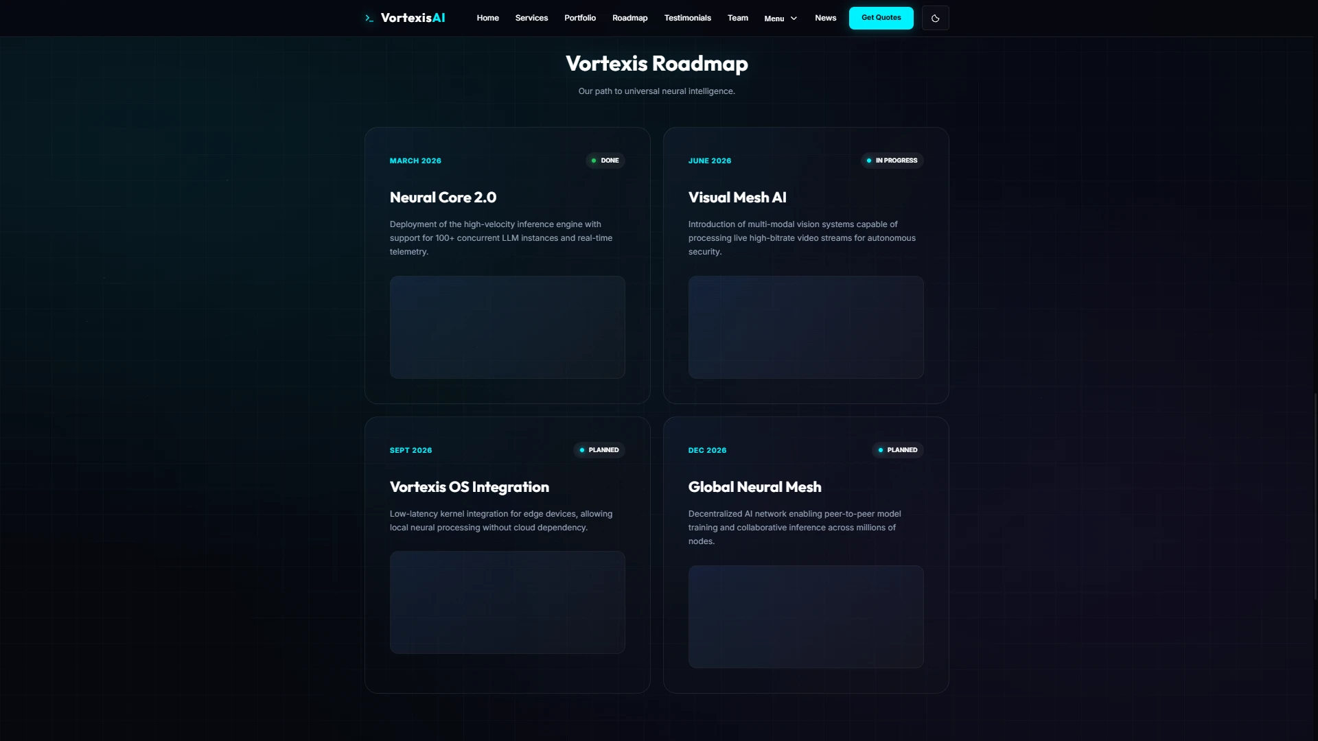 Vortexis AI - Modern SaaS AI Website Template