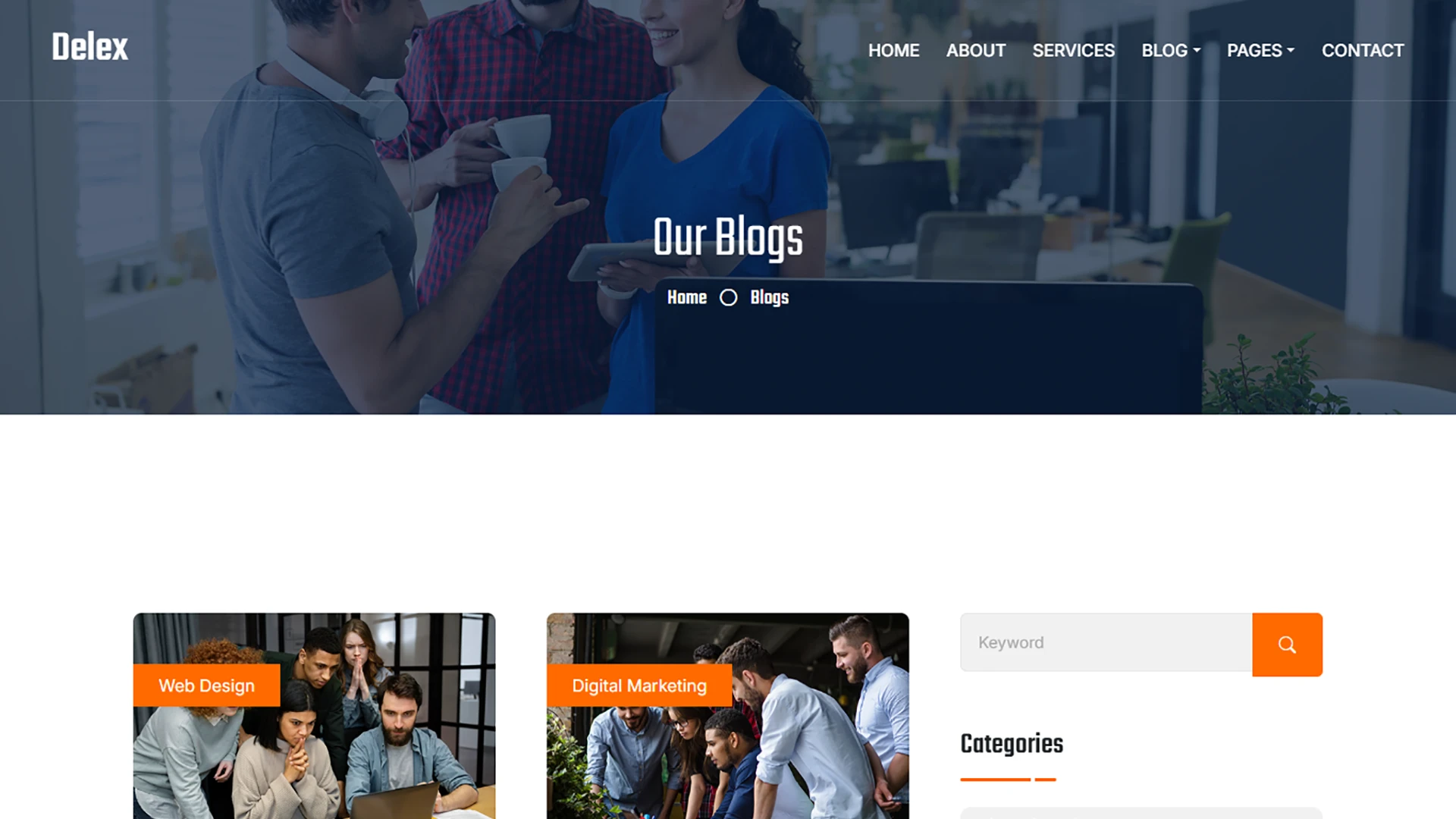 Delex - Corporate Business HTML Template