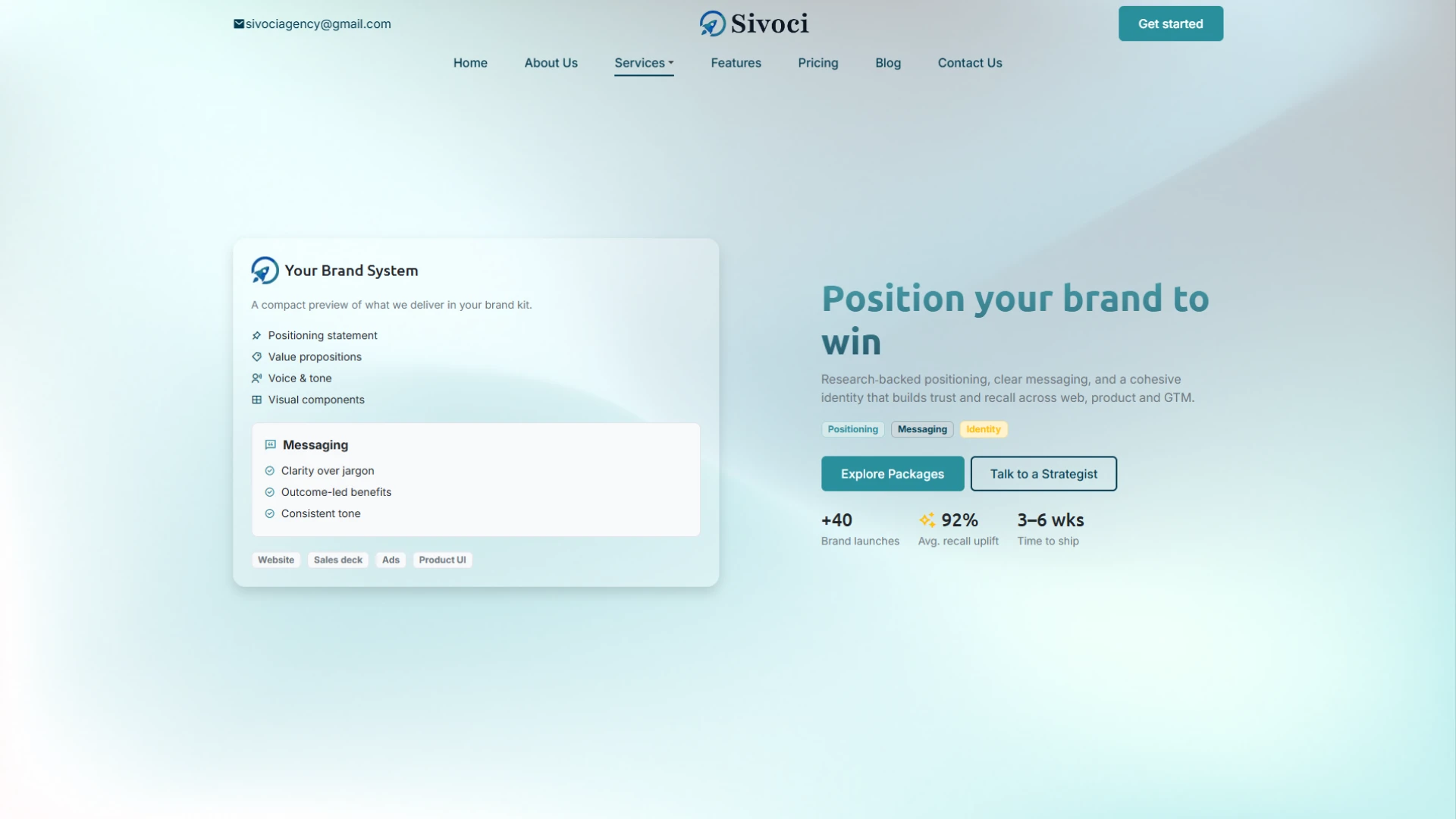 Sivoci - Business Website ReactJs Template Modern Corporate Company Design