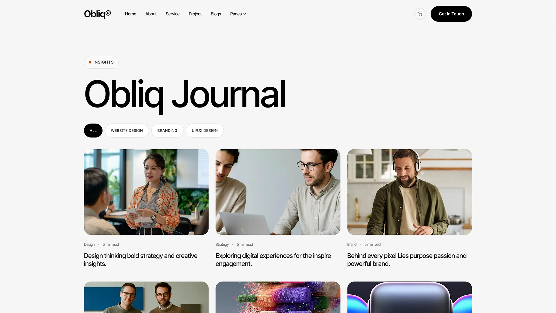 Obliq - Digital Agency & Portfolio Next.js Template