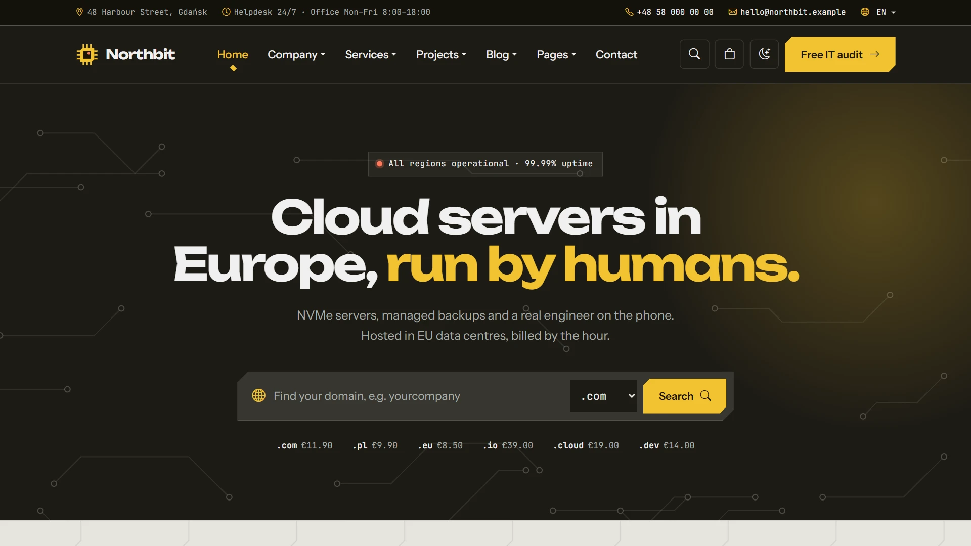 Northbit - IT Services & Solutions HTML Template