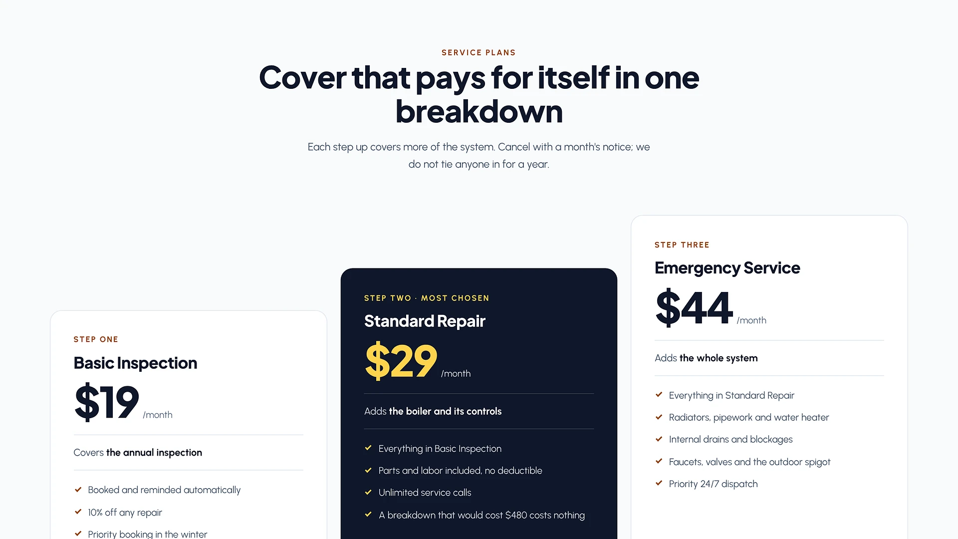 Mainsford - Plumbing & Heating Services HTML Template