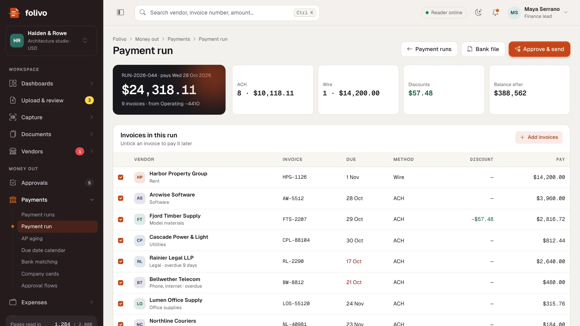 Folivo - AI Invoice & Receipt OCR Admin Dashboard Template HTML, React, Vue (Screenshot 16 of 20)