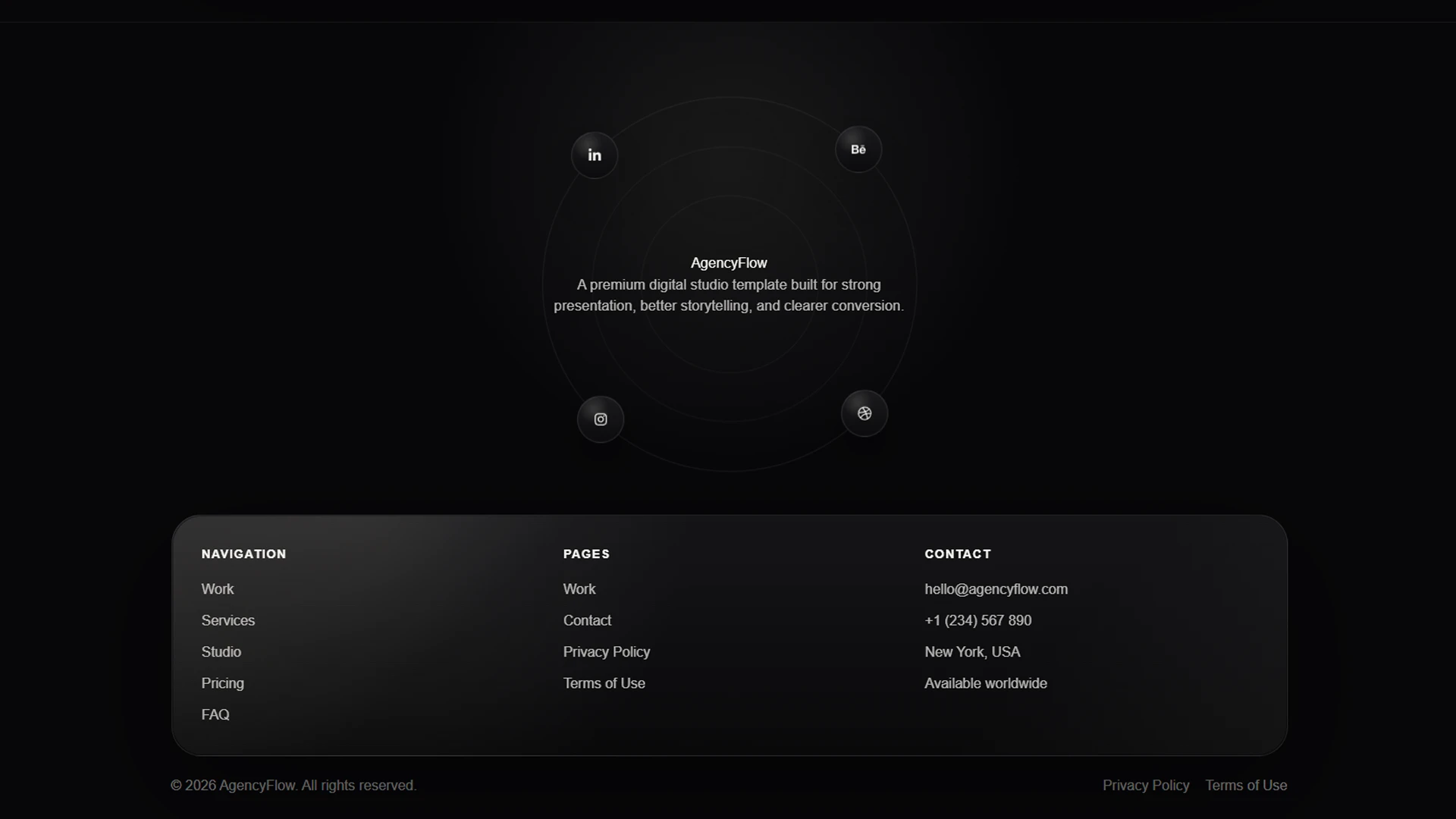 AgencyFlow - Modern Agency React Template