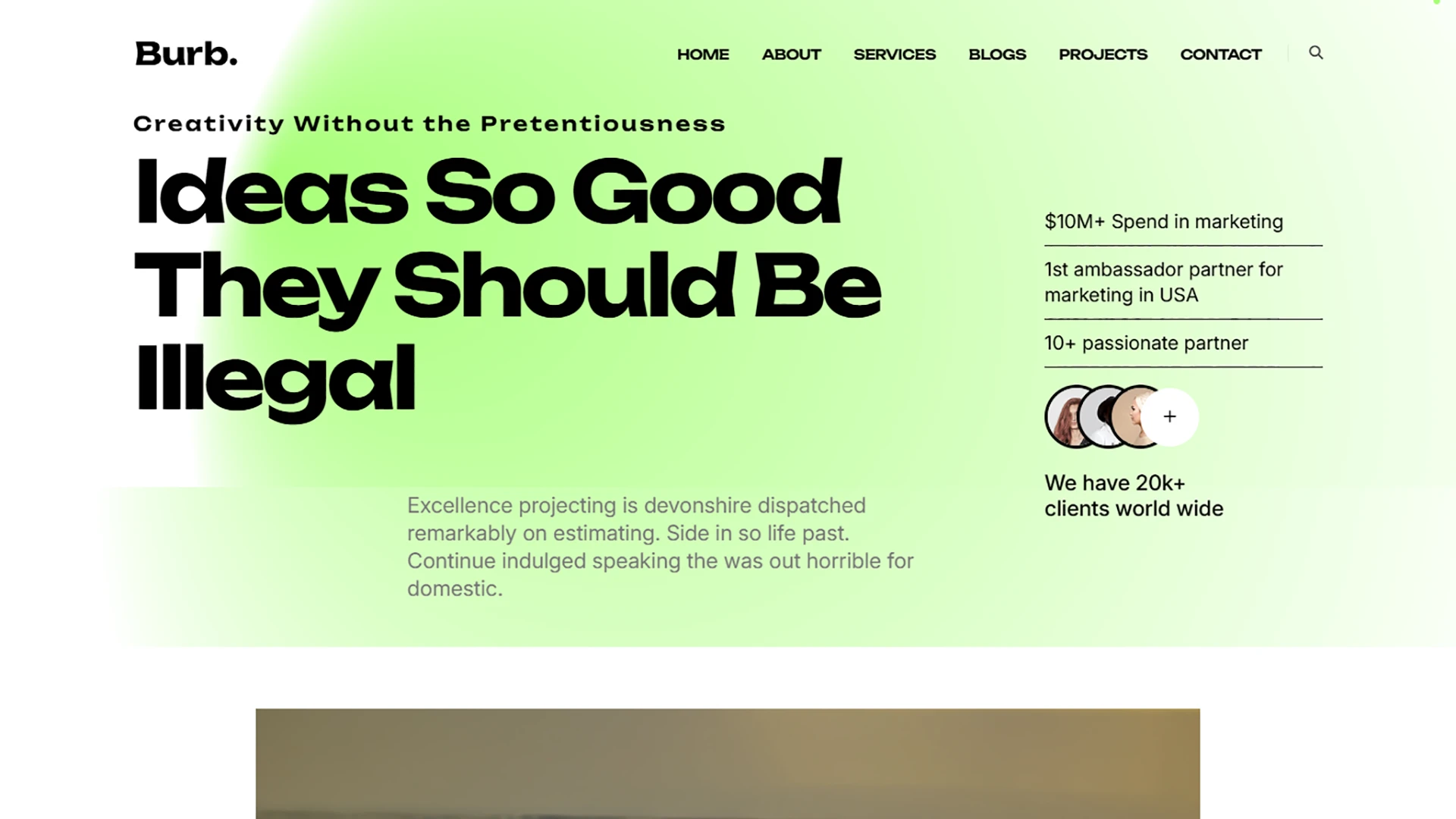 Burb - Creative & Corporate Multipurpose HTML Template