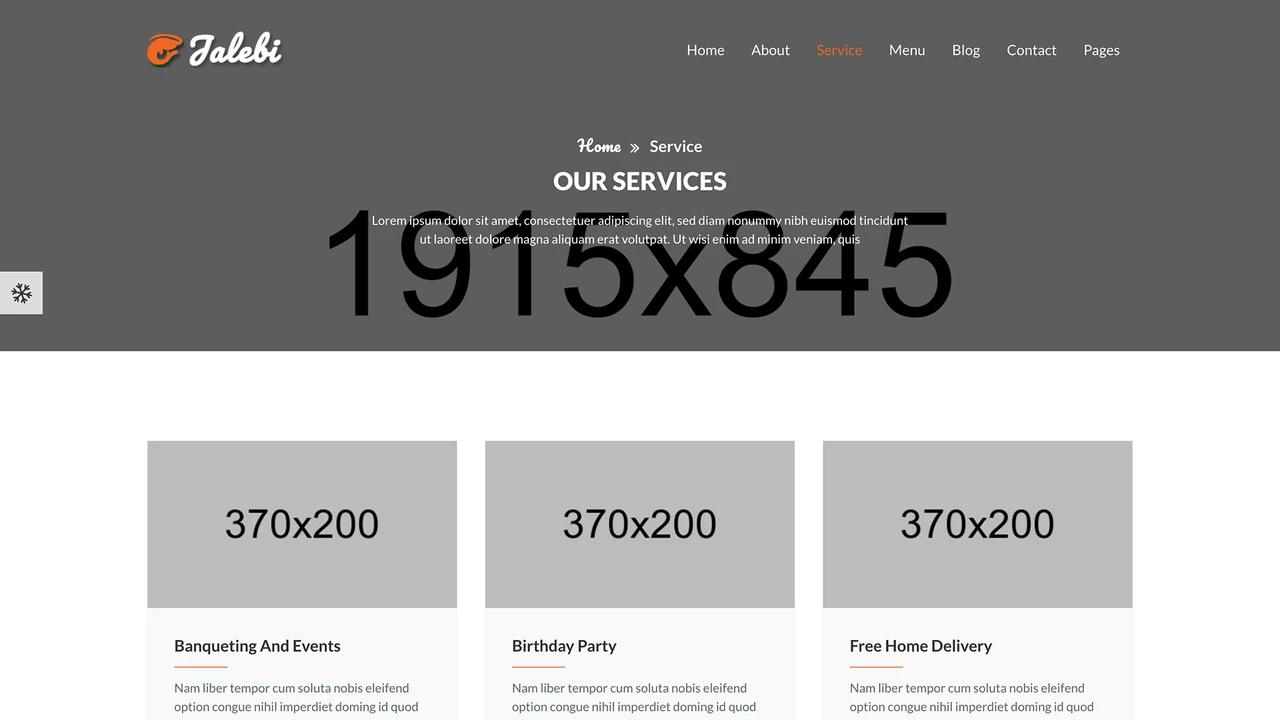 Jalebi - Bootstrap Restaurant Template