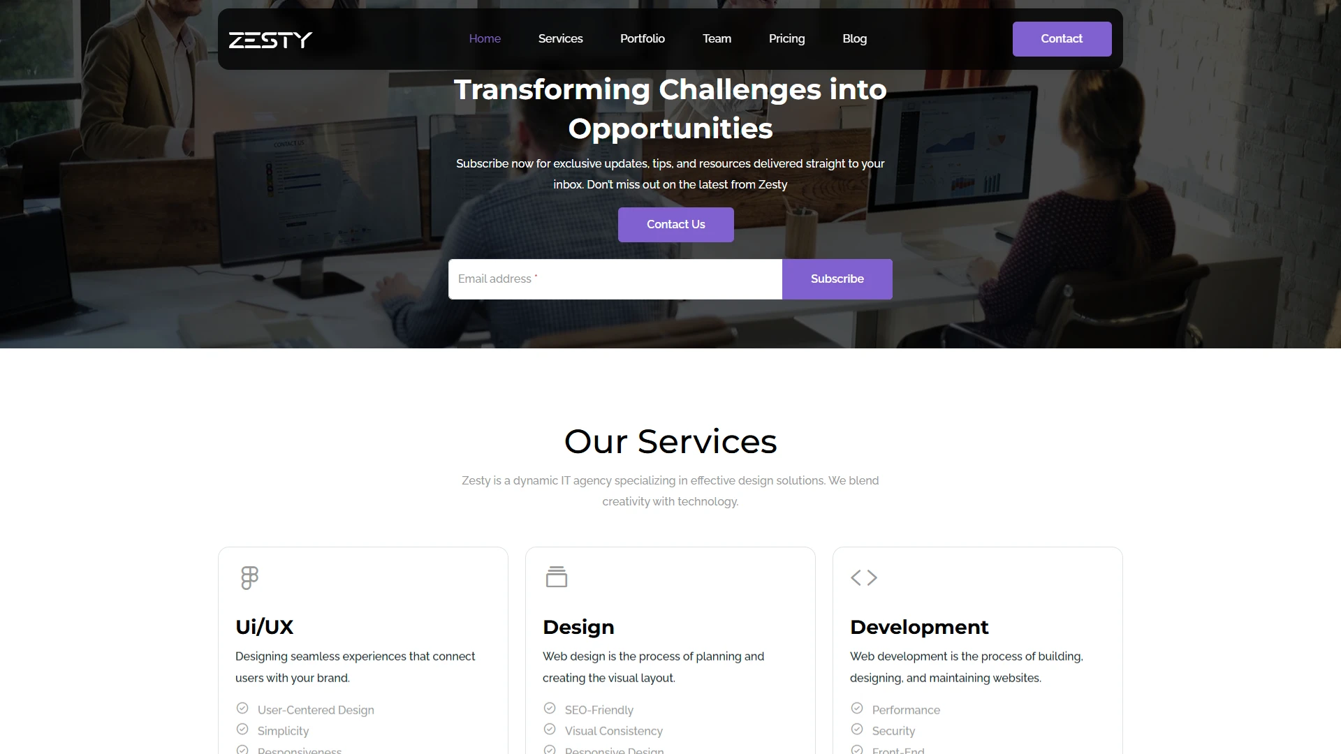 Zesty - Bootstrap 5 SaaS & Agency Landing Template + LTR & RTL + Light & Dark