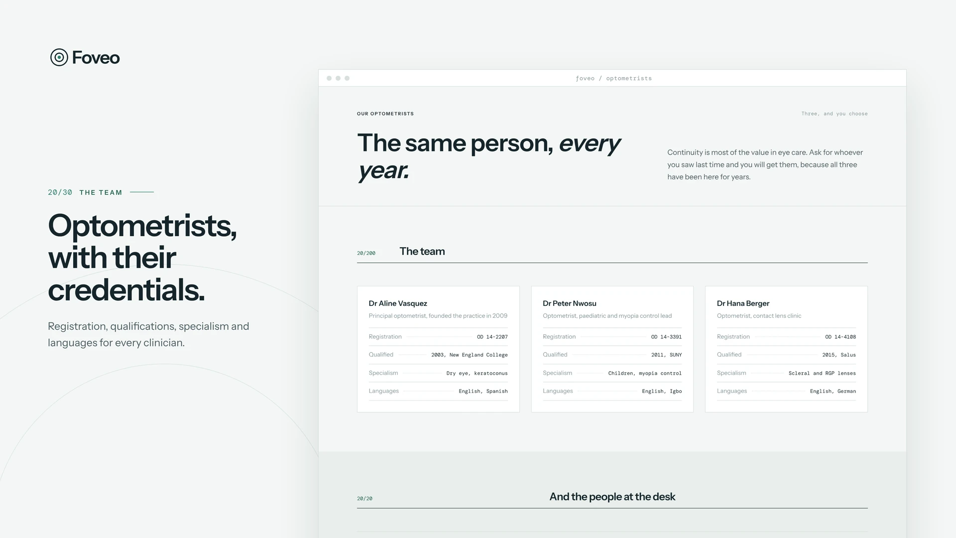 Foveo - Optometrist & Eye Clinic HTML Template (Screenshot 8 of 10)