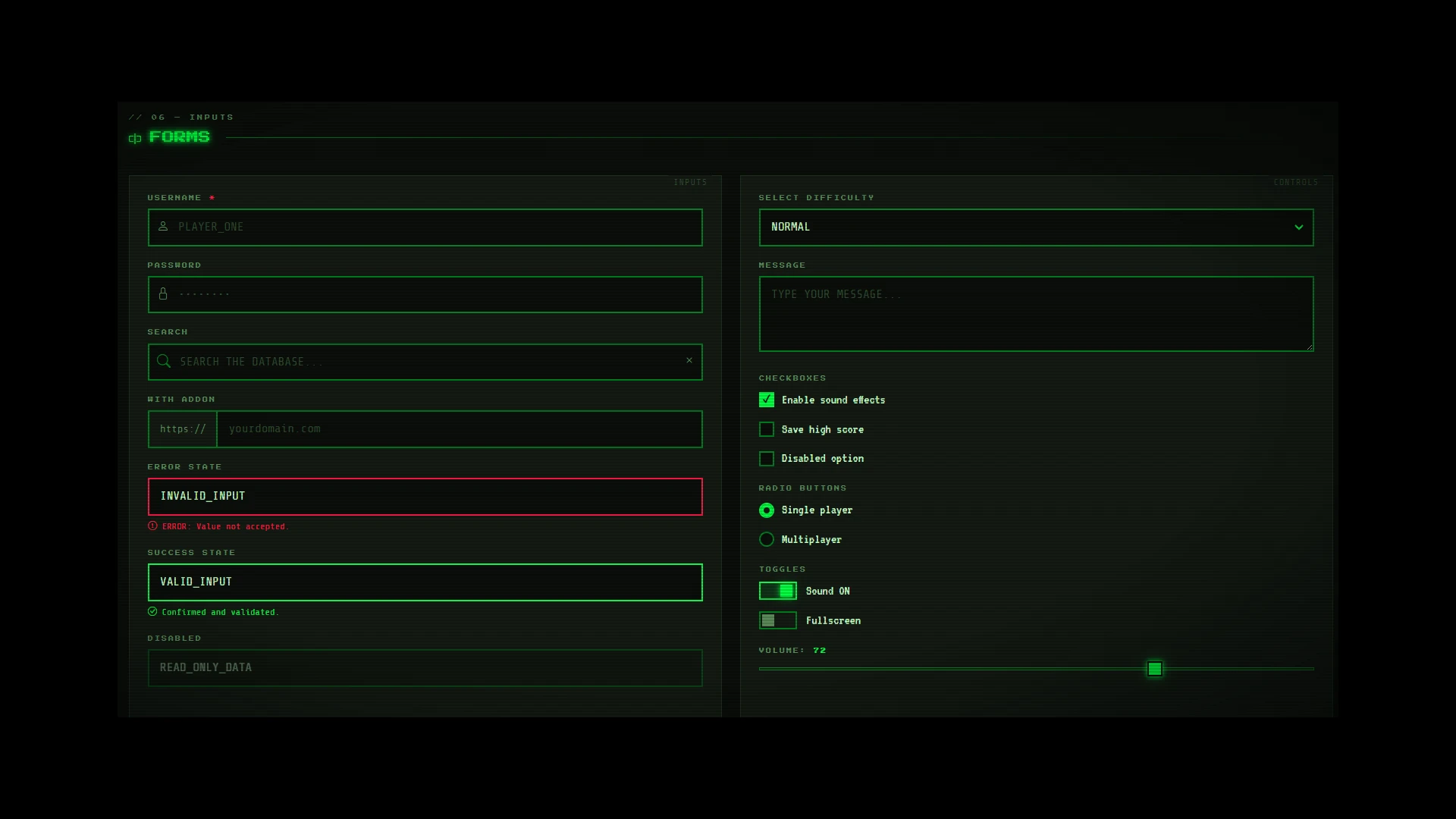 Retro UI Kit - UI Elements & Starter Templates