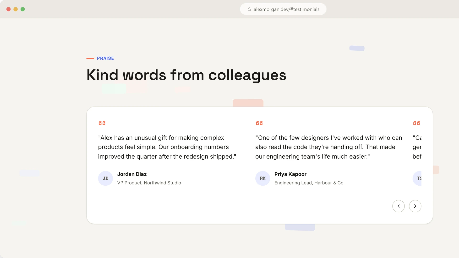 Jenga CV - Scroll-Animated HTML Resume Template
